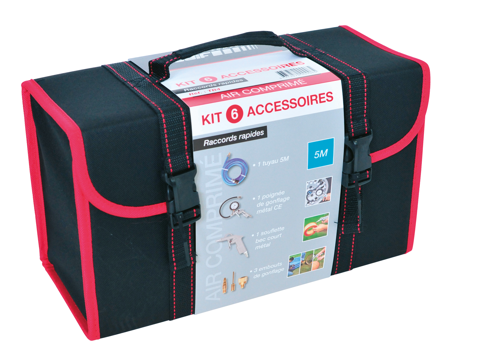 Kit compresseur 7 accessoires