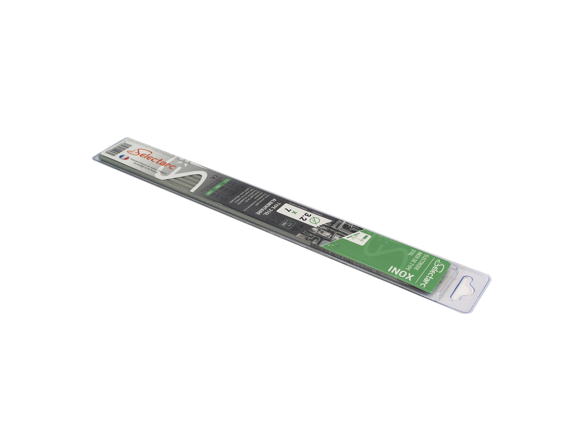 Electrode inox 20/10MBC SELECTARC Ø3,2mm x L.350mm x28