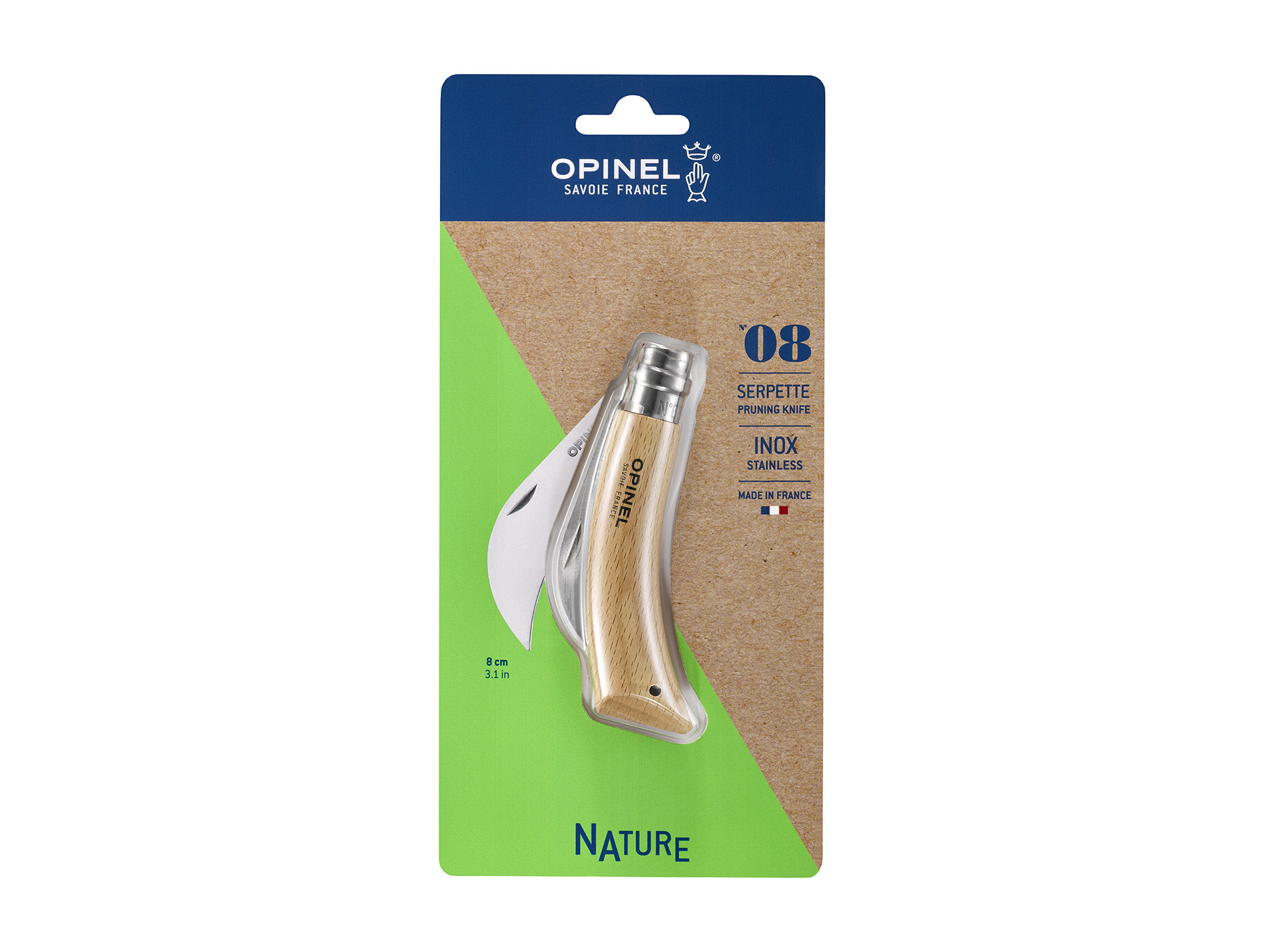 Serpette de taille n°8 OPINEL L.8cm