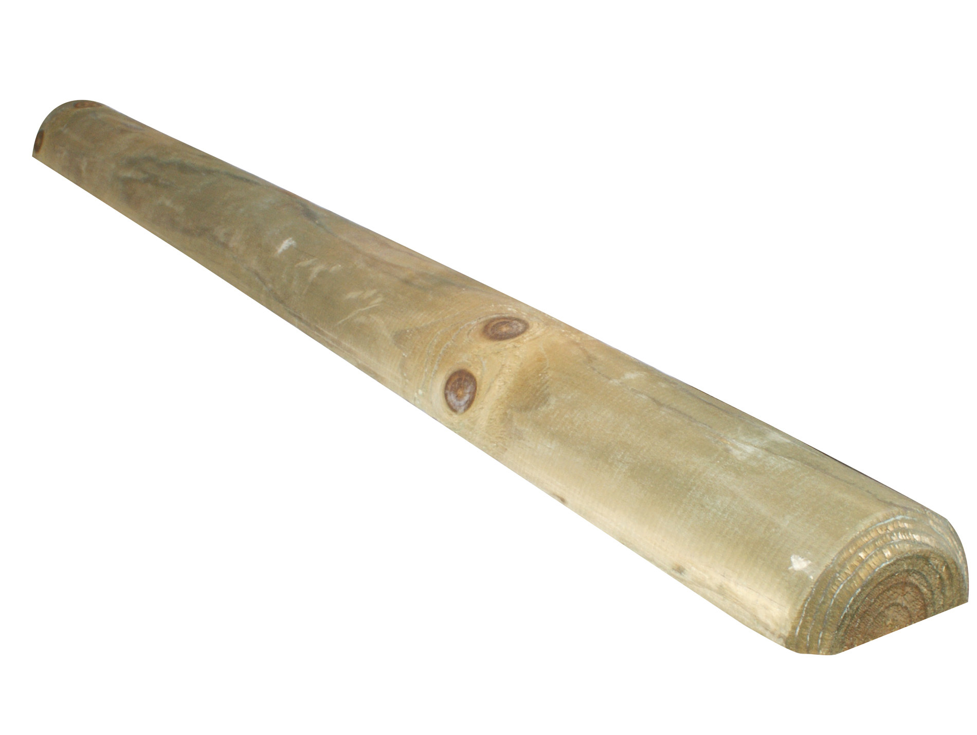 Demi-rondin bois Ø120mm L.2m