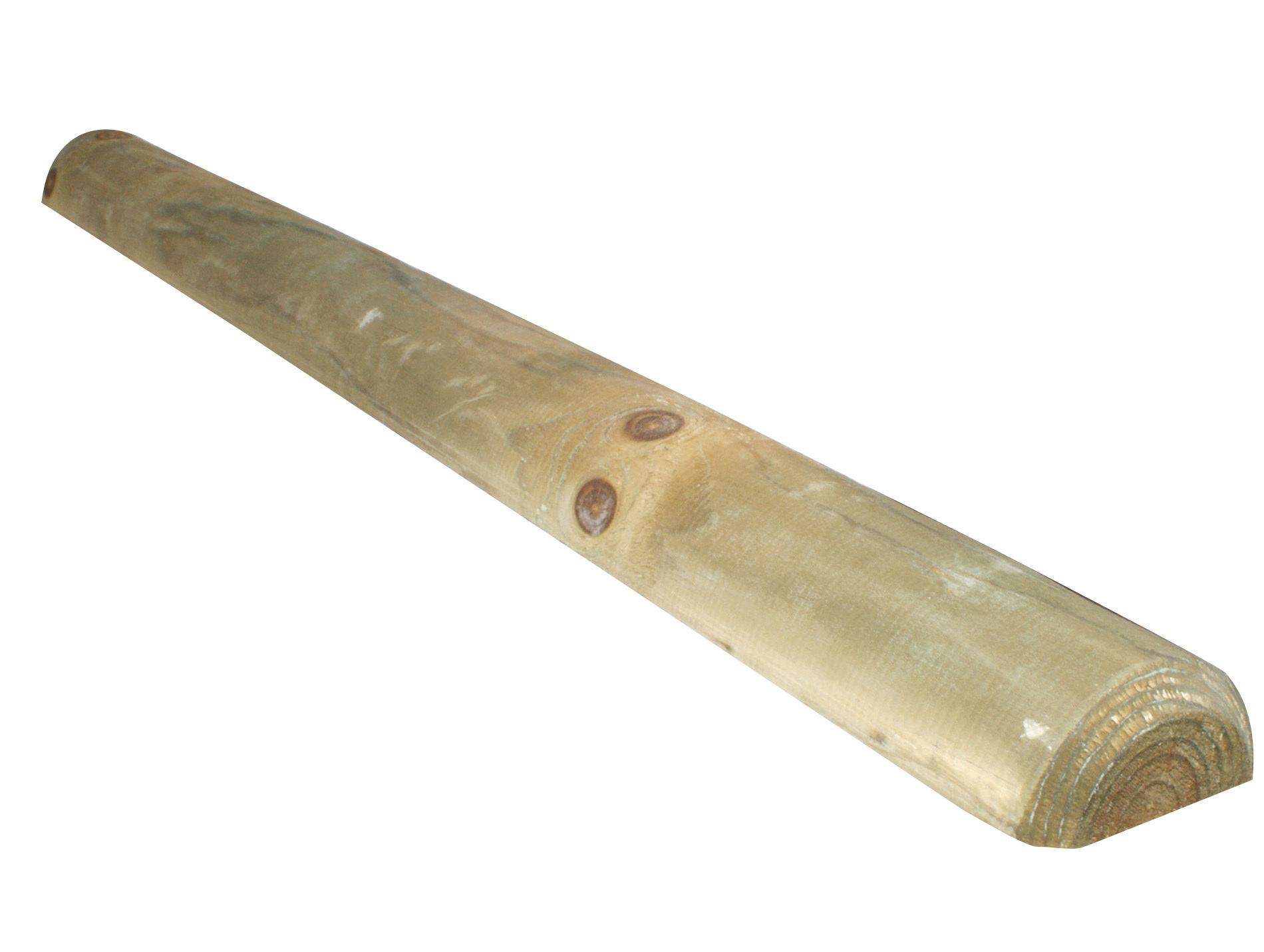 Demi-rondin bois Ø100mm L.3m