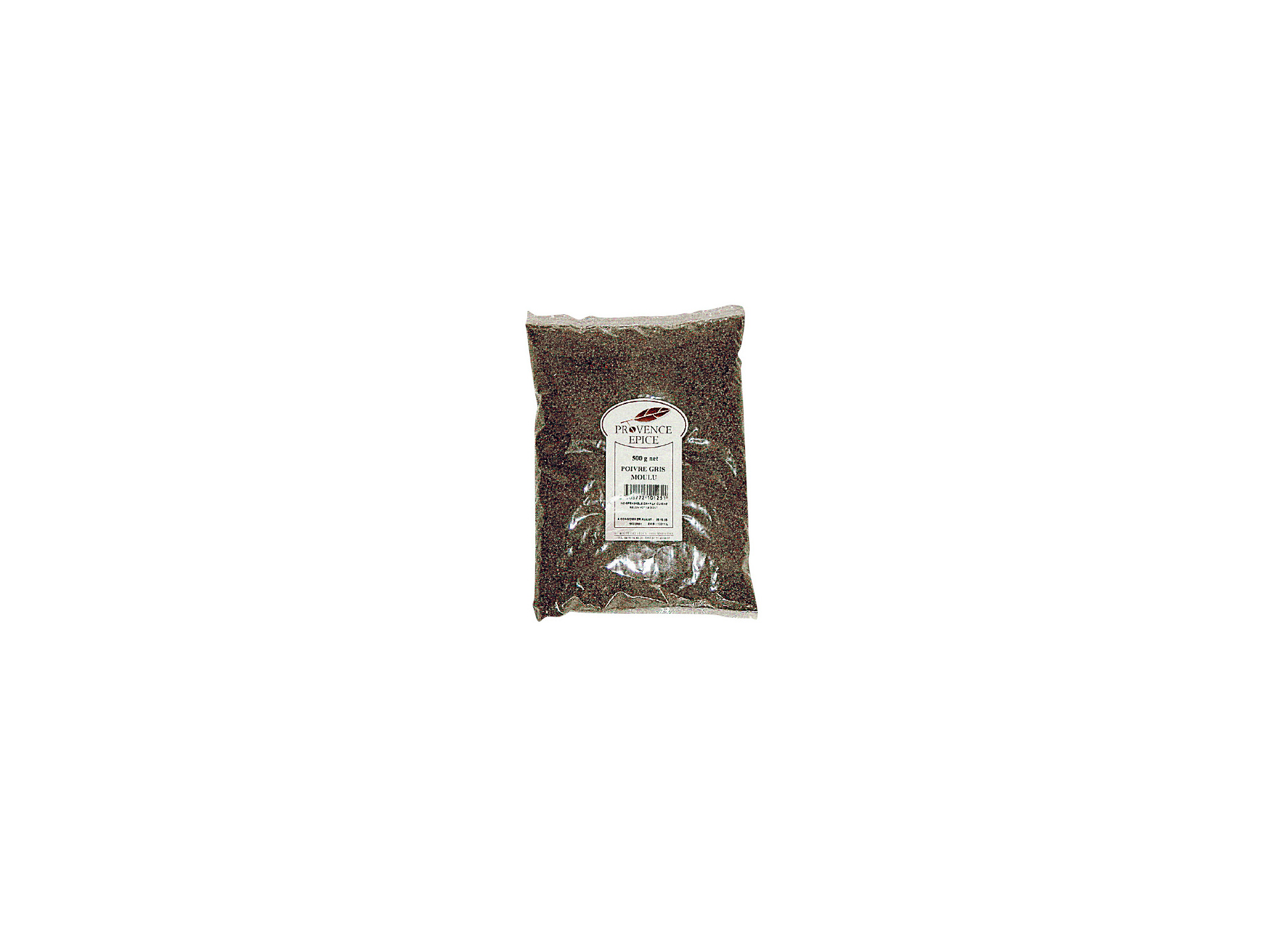 Poivre moulu gris 500g