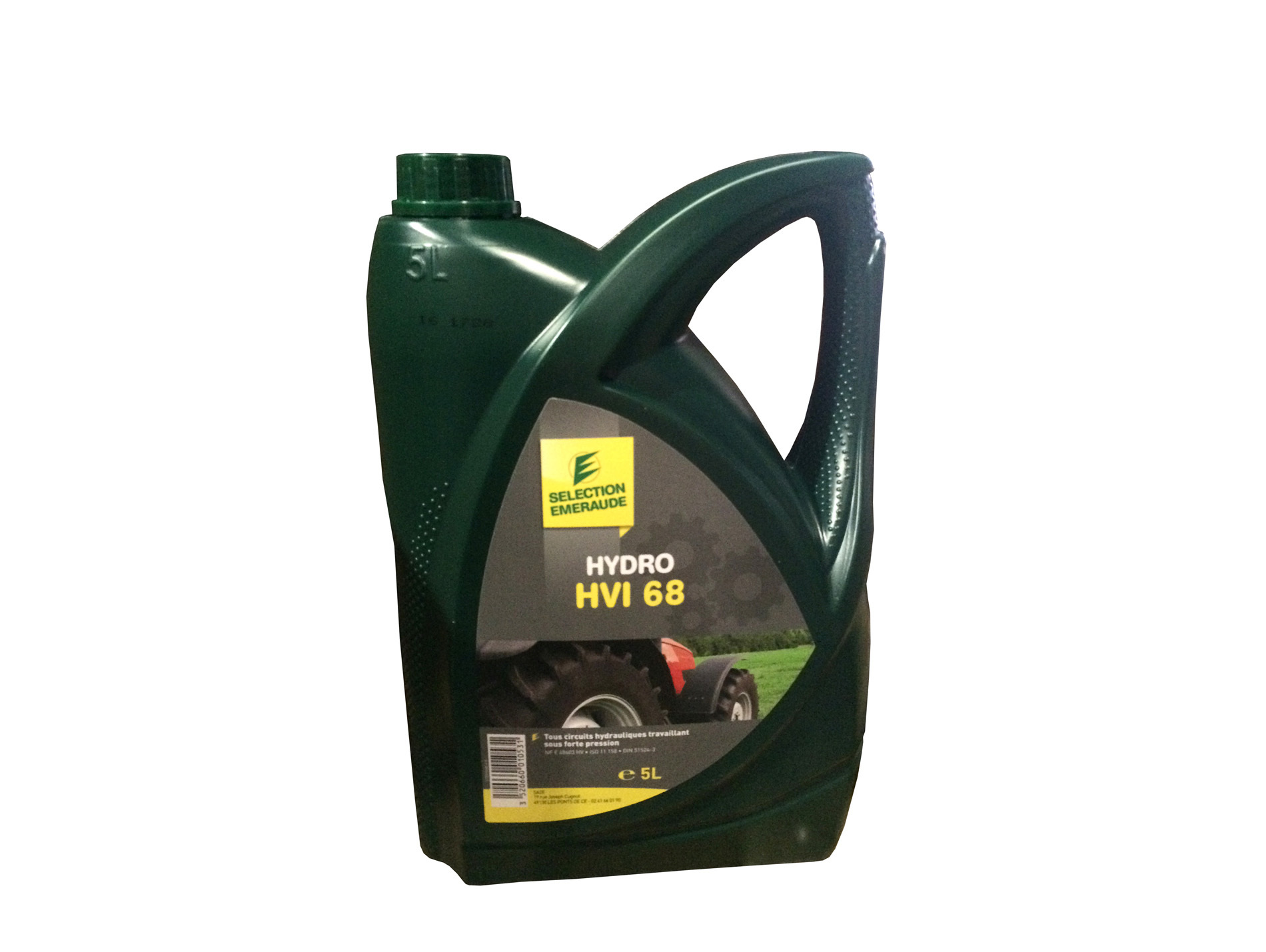 Huile SELECTION EMERAUDE hydraulique HVI 68 5L