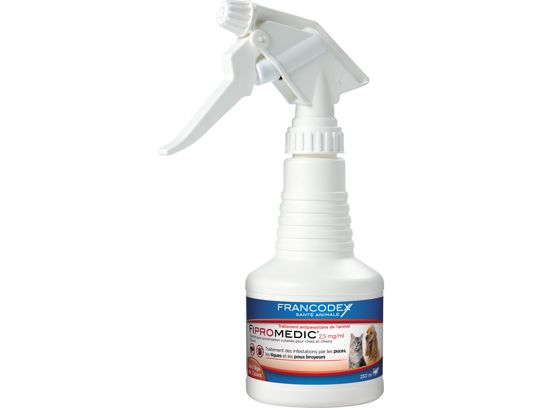 Anti puces et tiques chien et chat FIPROMEDIC 250ml