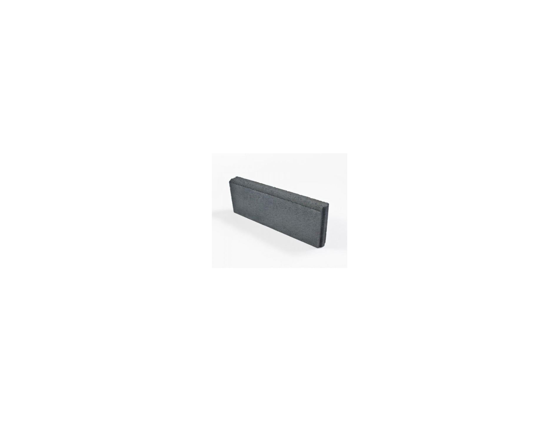 Bordure béton lisse droite 50x20x5cm gris ardoise