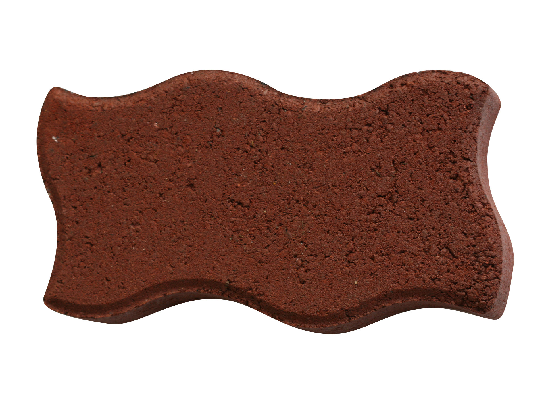 Pavé S 24x12x4,5cm ocre rouge