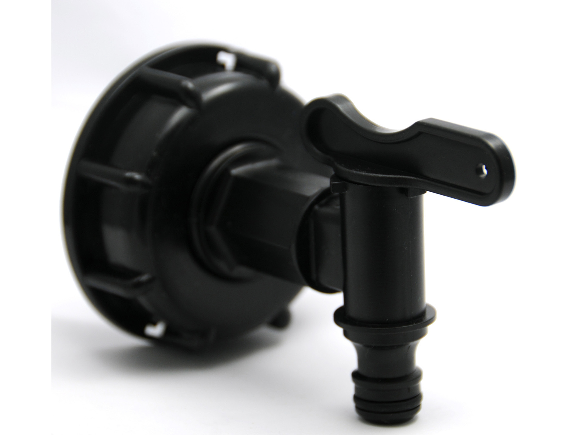 Raccord S60x6 avec robinet pour cuve 1000L