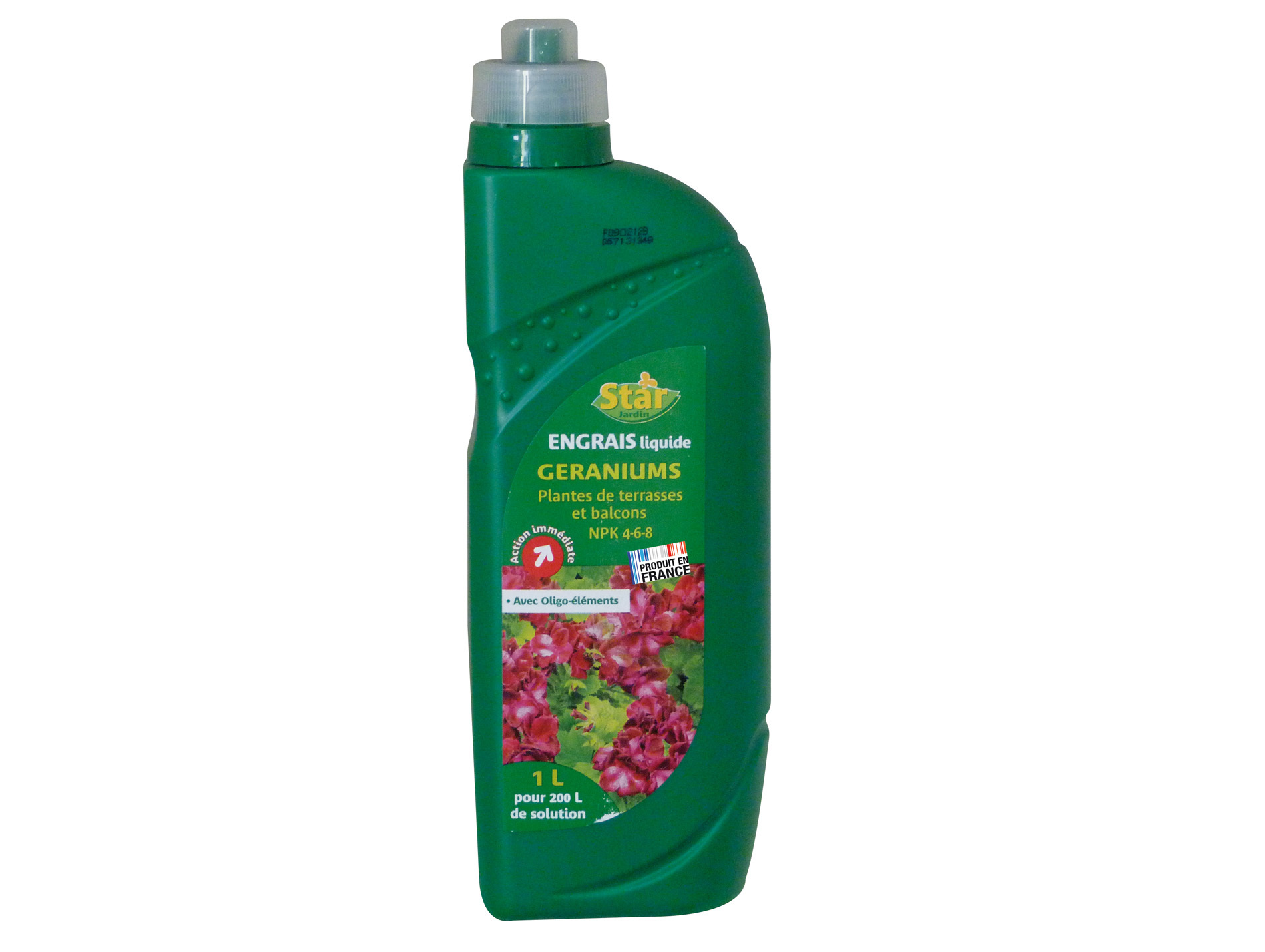 Engrais liquide géraniums 1L