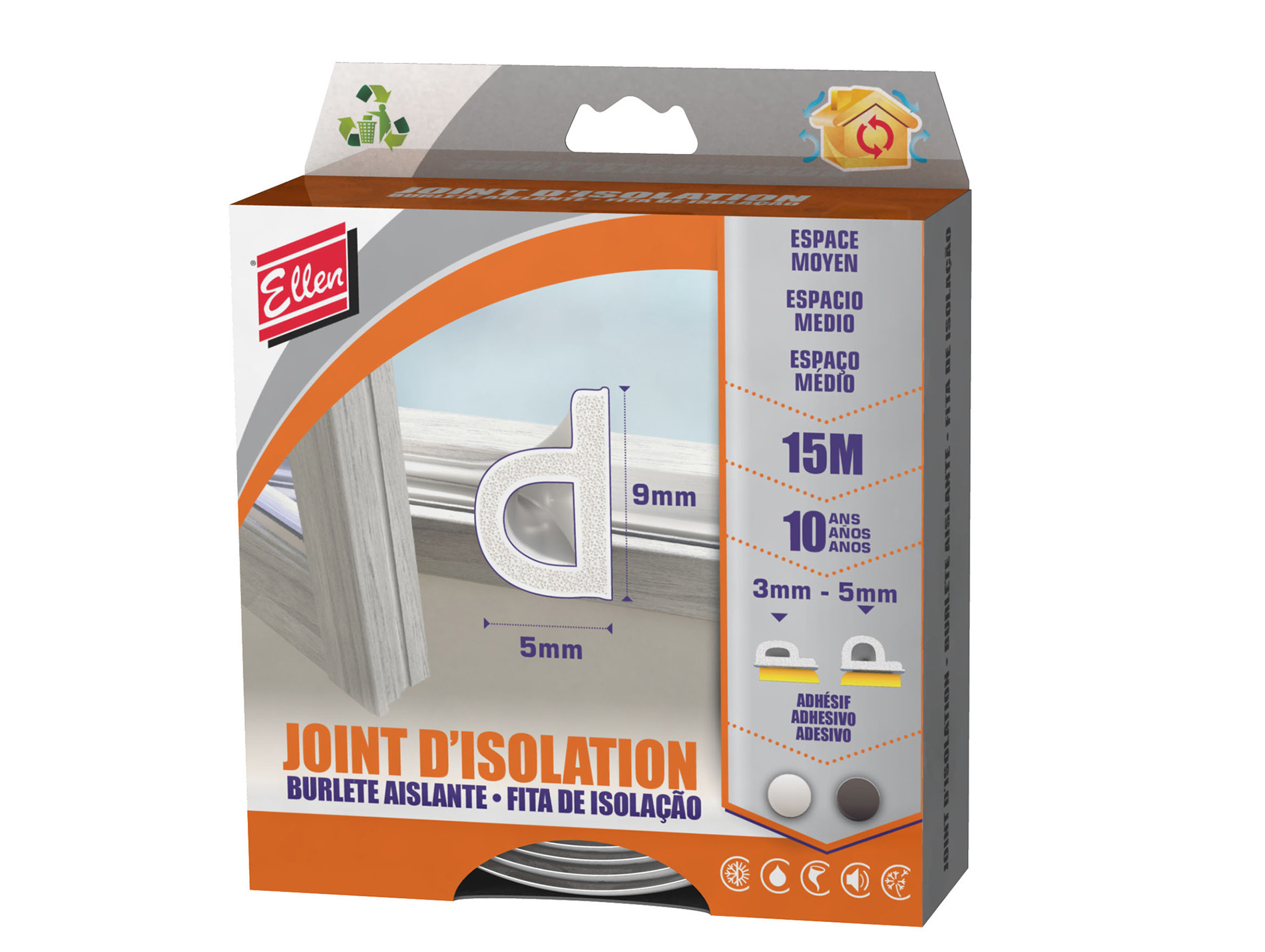 Joint ELLEN espace moyen blanc 15m