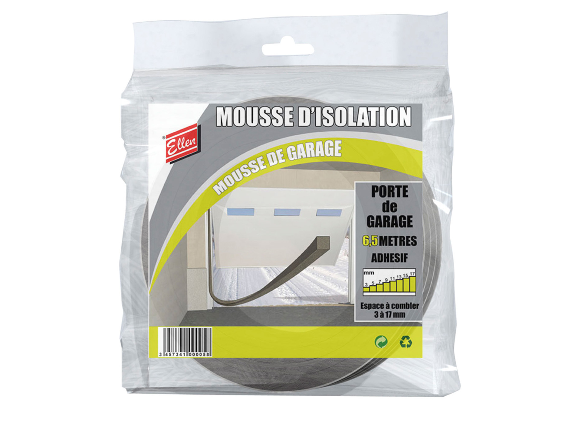 Joint mousse spécial garage 6,5m