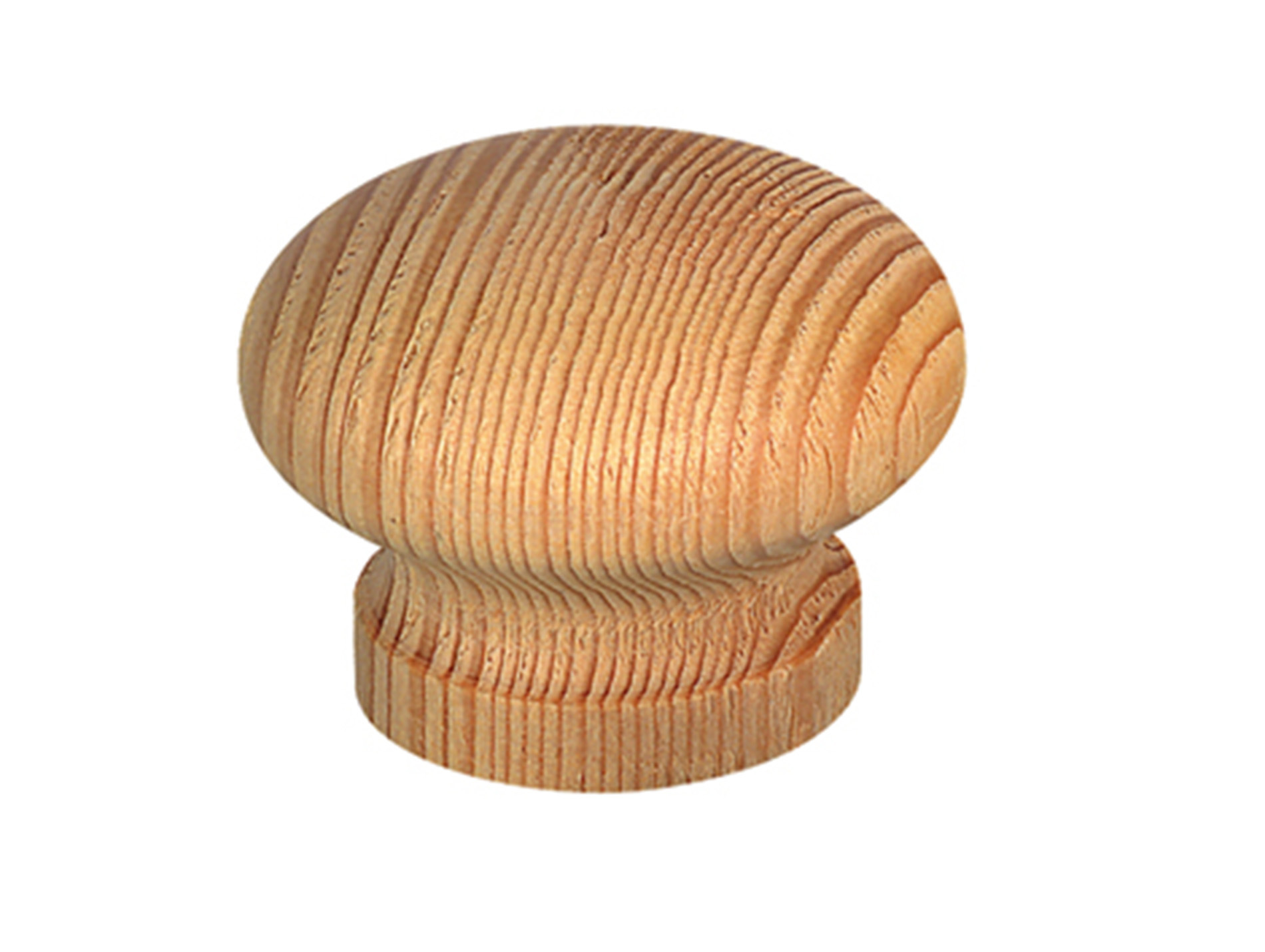 Bouton rond ø25mm pin brut poncé x2