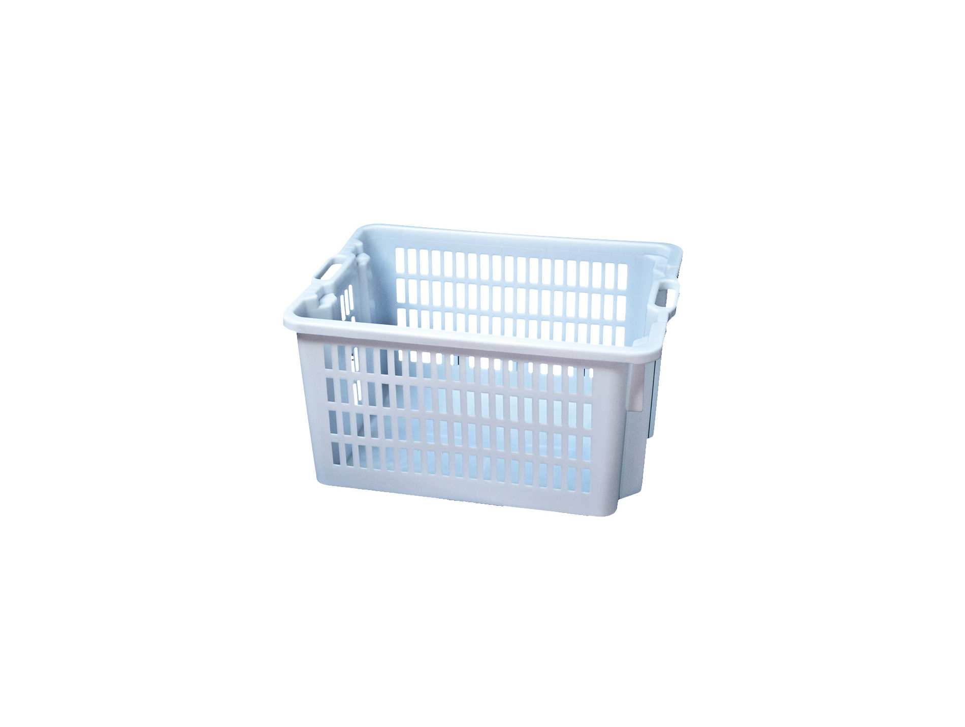 Caisse gerbable emboîtable CNTT Ajourée naturel 50L