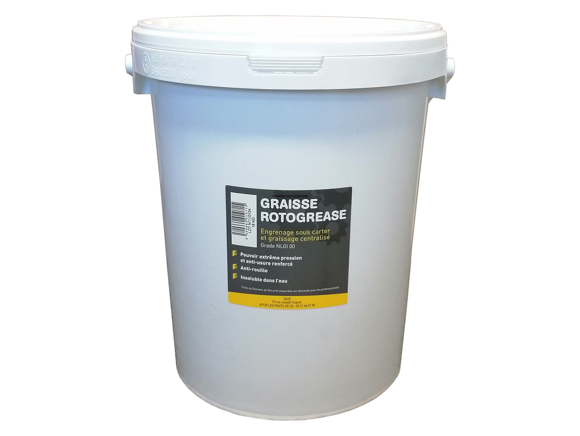 Graisse SELECTION EMERAUDE rotogrease 00 18kg