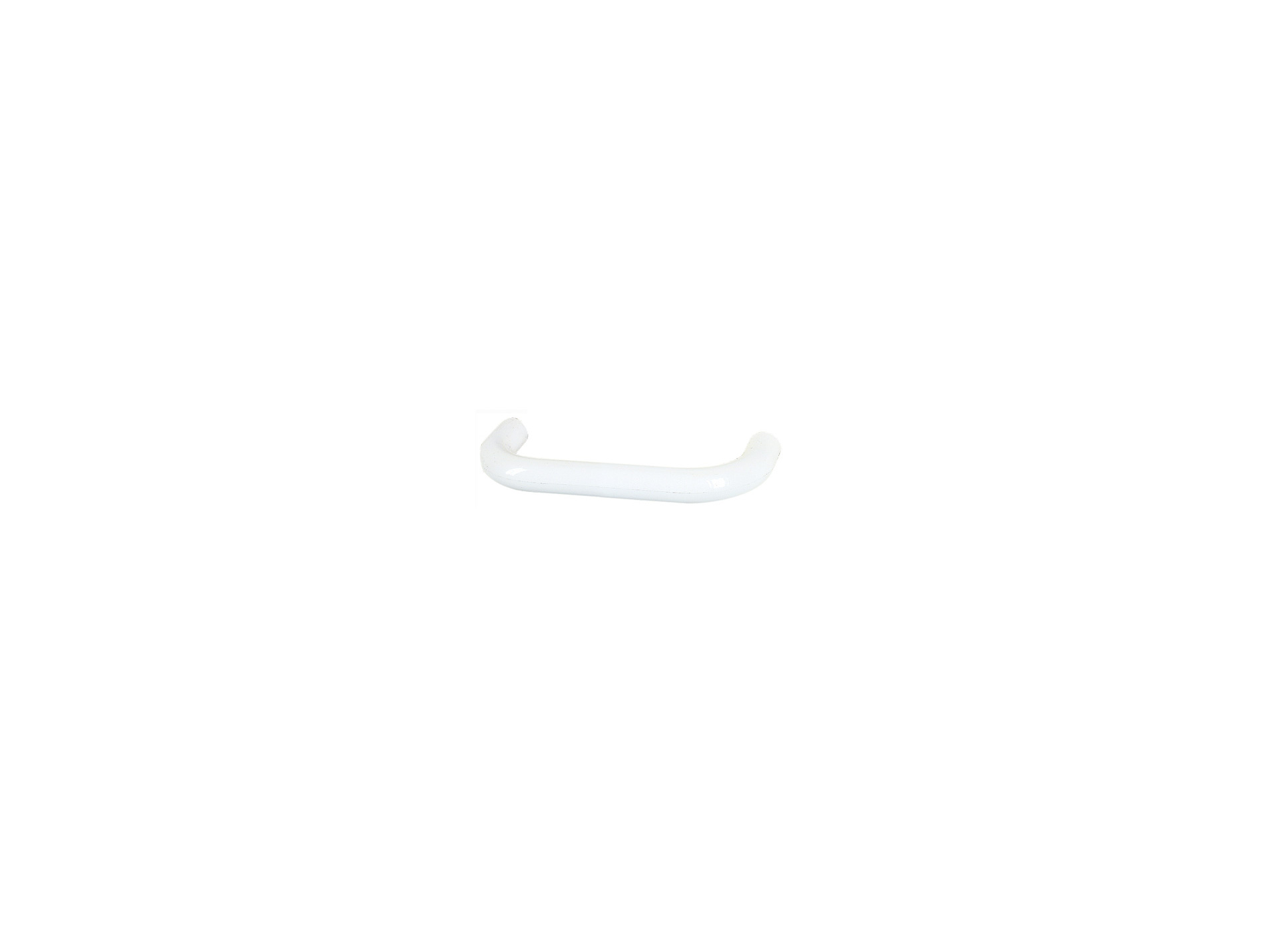 Poignée fil entraxe 96mm L.105mm plastique blanc