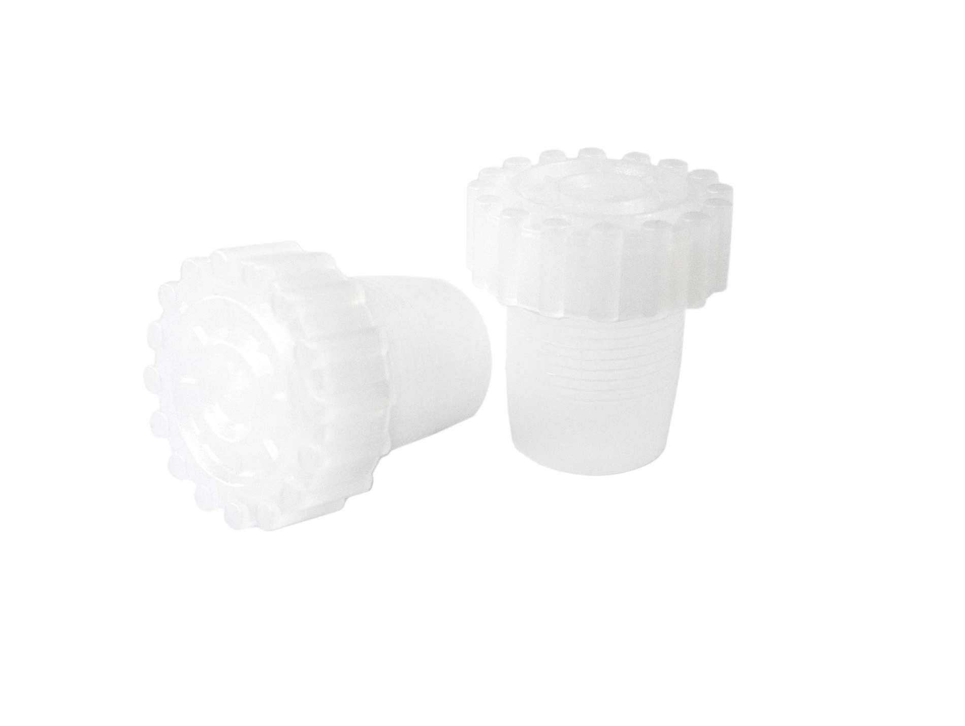 Bouchons plastique à tête crantée x100