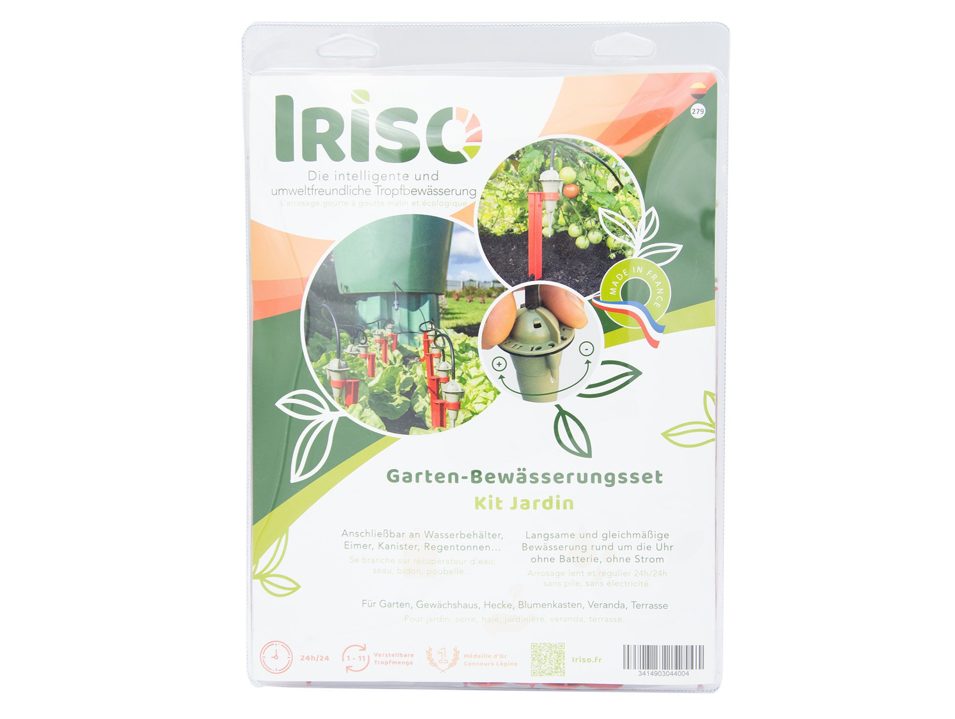 Kit d'arrosage jardin 10 goutteurs IRISO