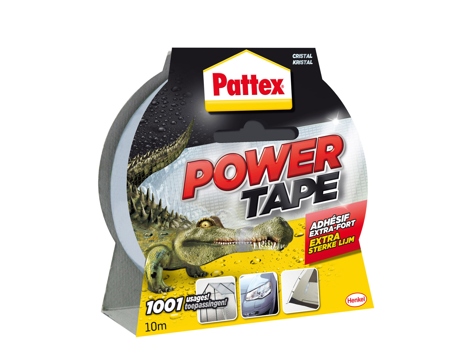 Adhésif PATTEX Power tape cristal l.50mm x L.10m