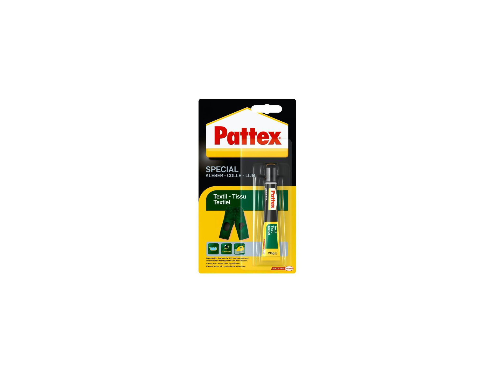 Colle PATTEX spécial textile tube 30g