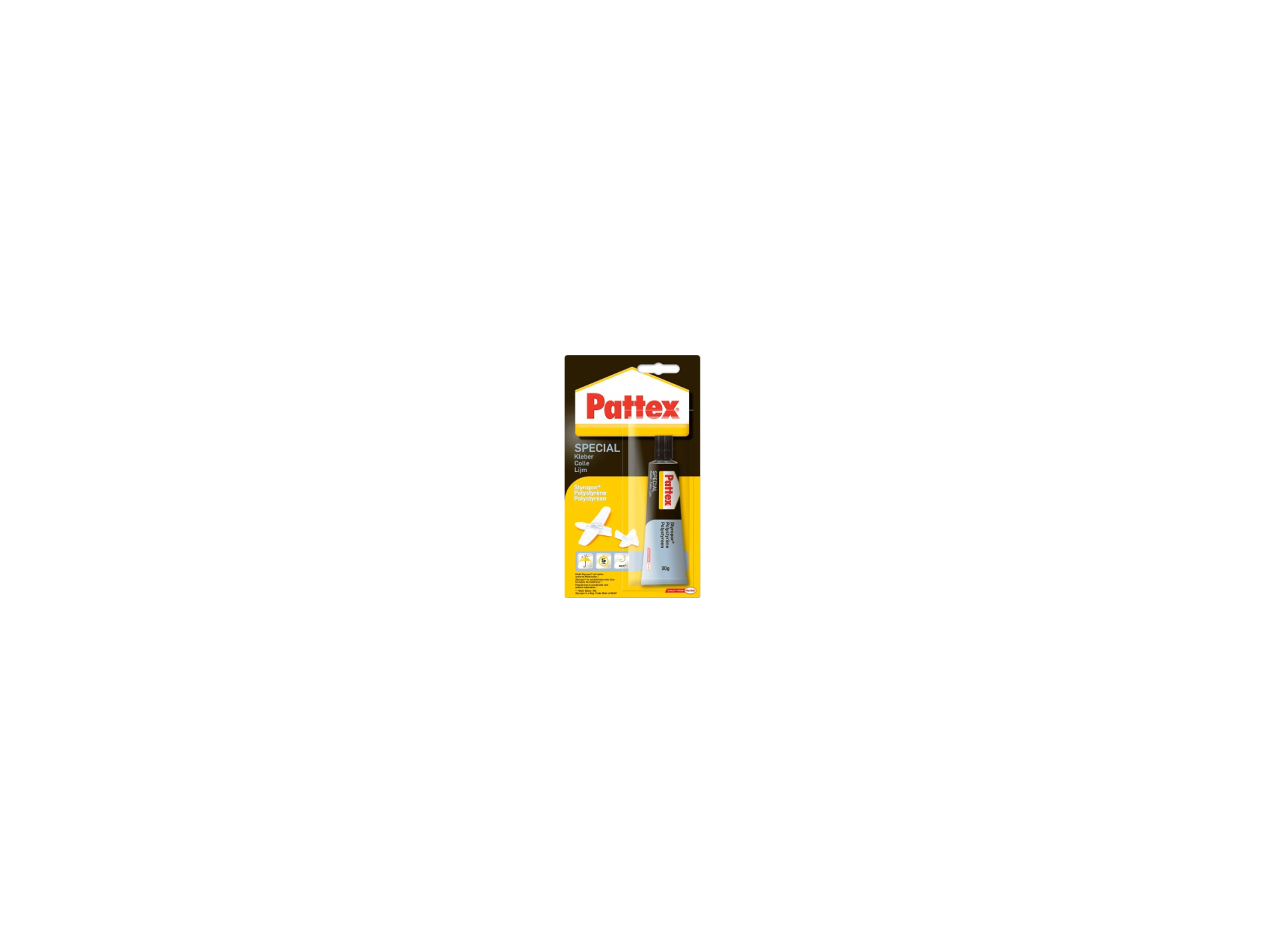 Colle PATTEX spécial polystyrène tube 30g