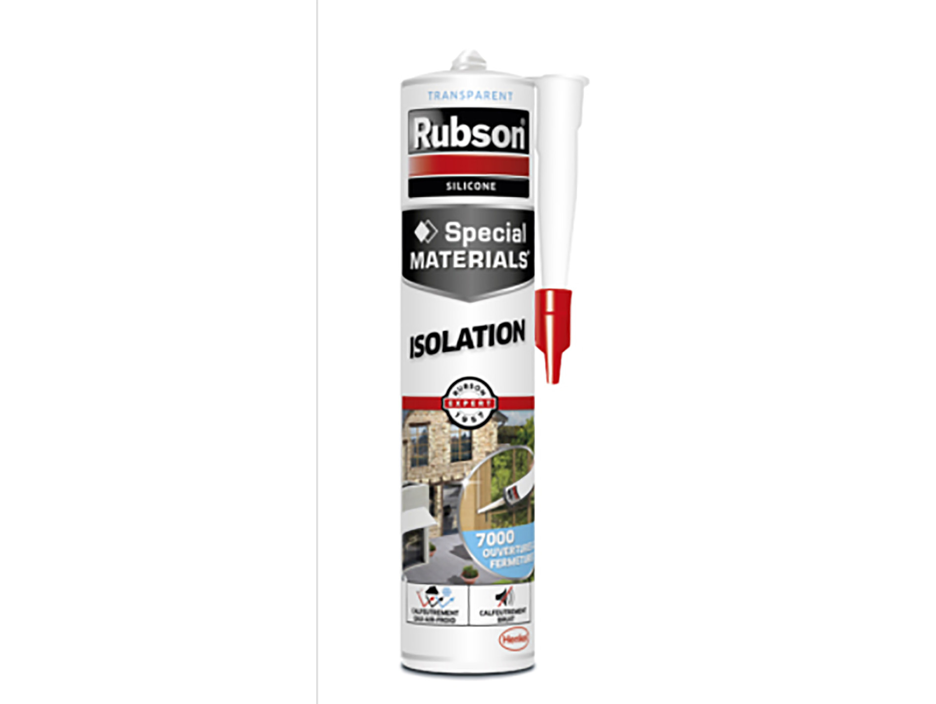 Mastic translucide spécial isolation RUBSON 280ml