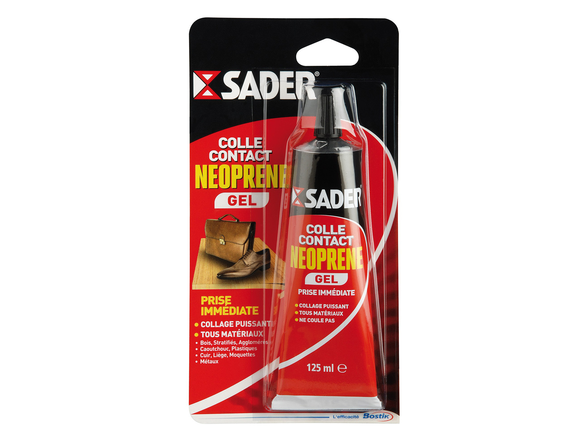 Colle contact néoprène en gel SADER 125ml