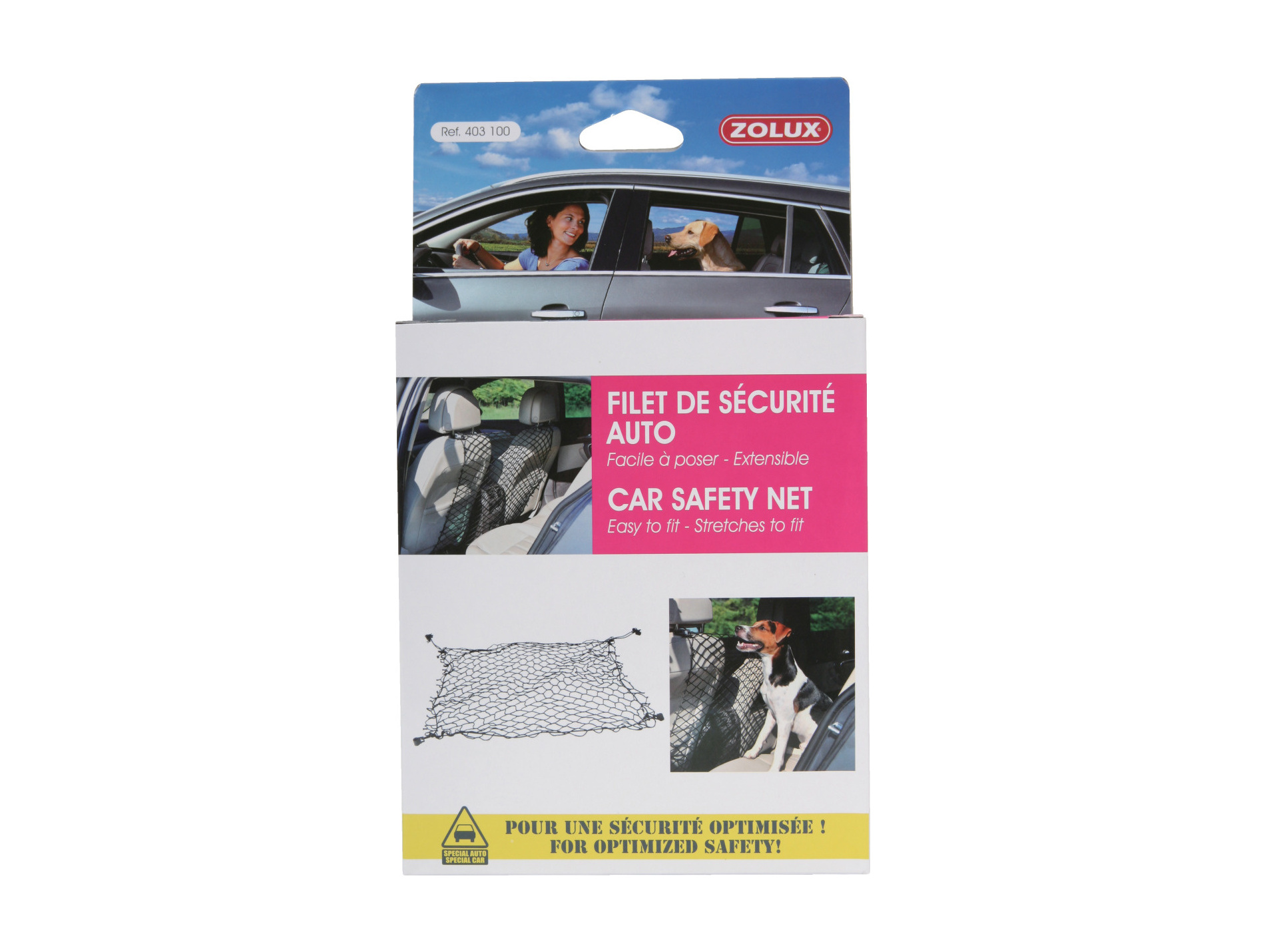 Filet de voiture pare chien universel
