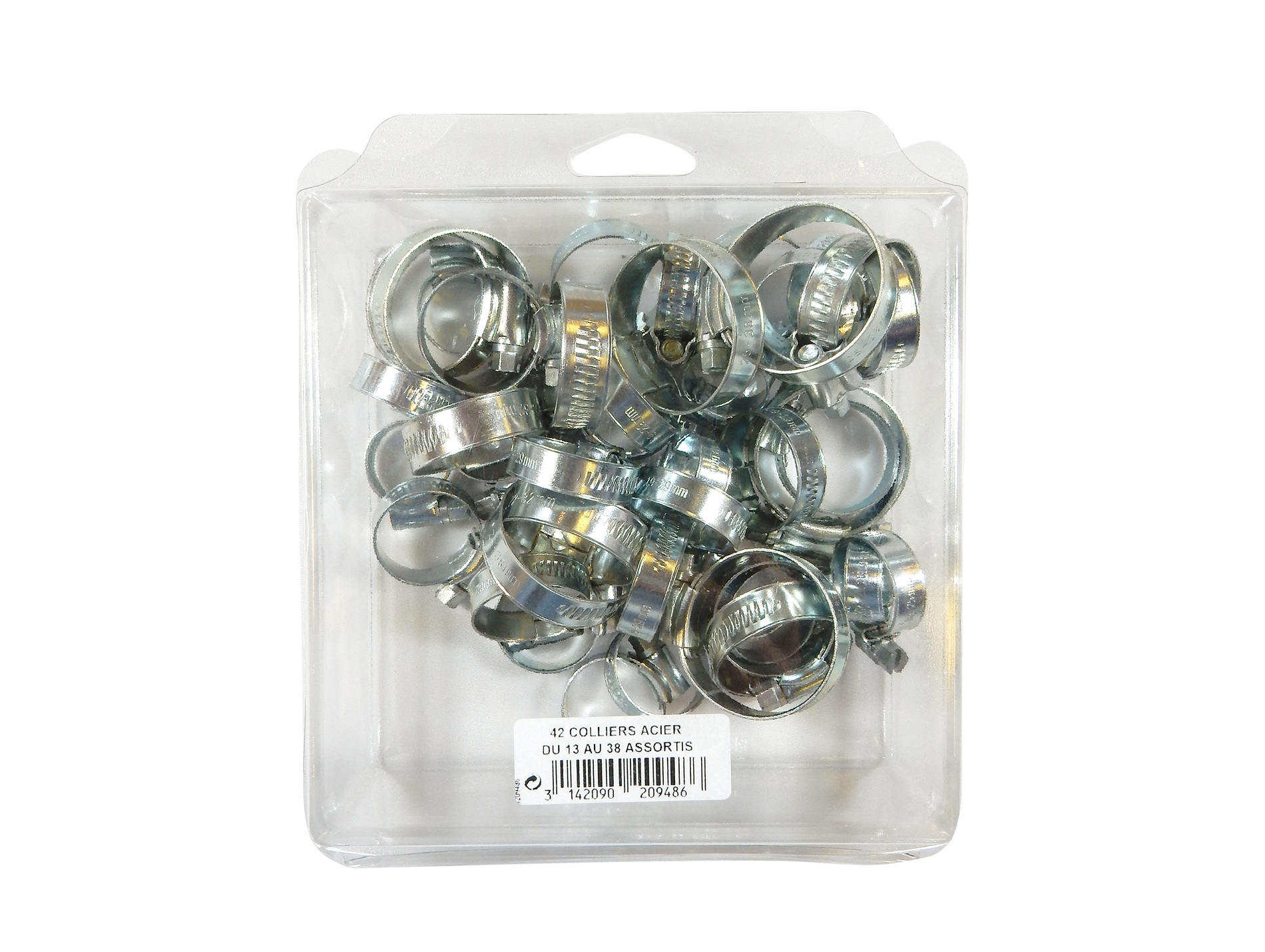 Colliers FAUQUET panachés zingués 13-38 x42