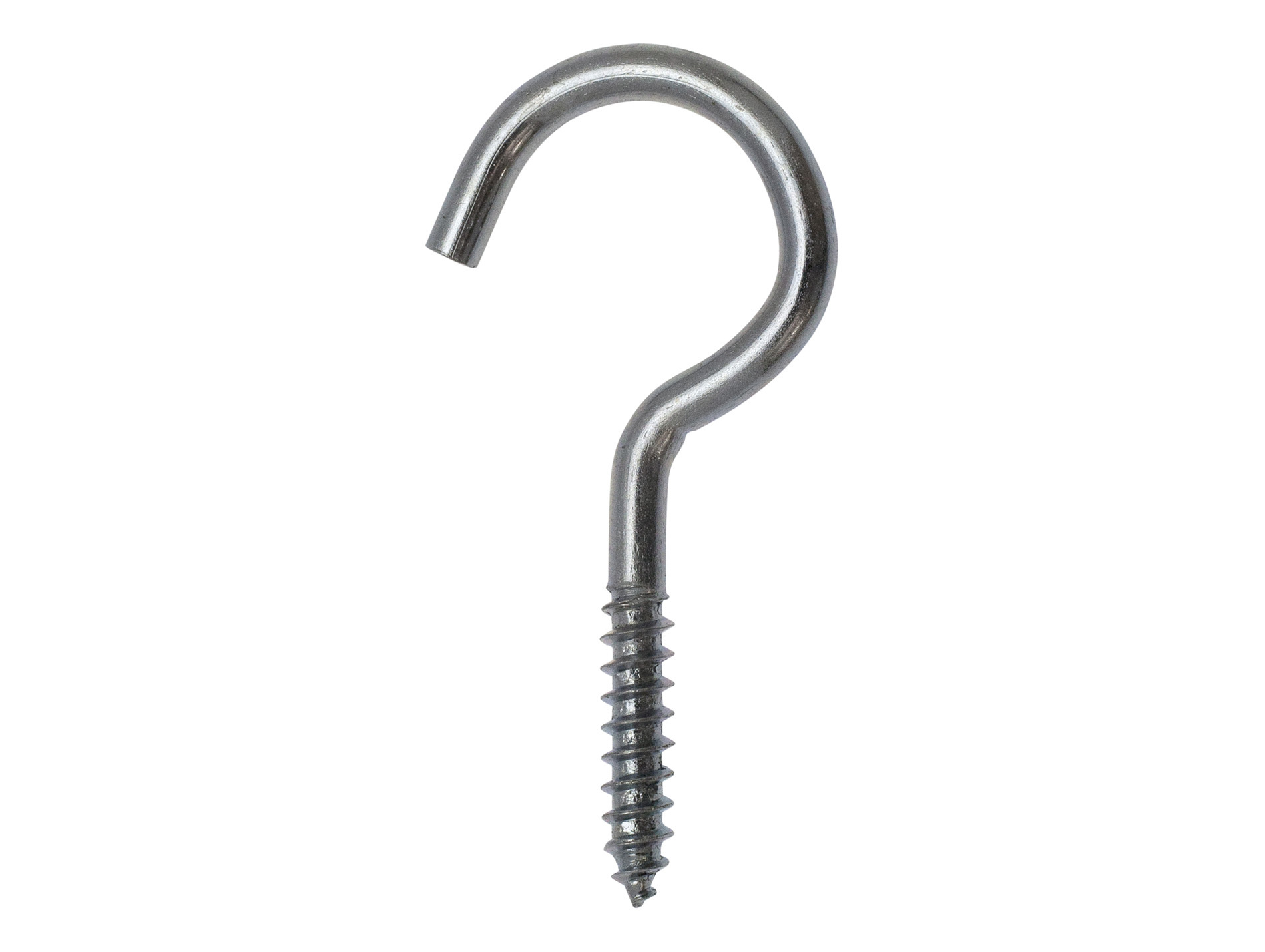Crochets à visser acier Ø3,5 L.20 x6