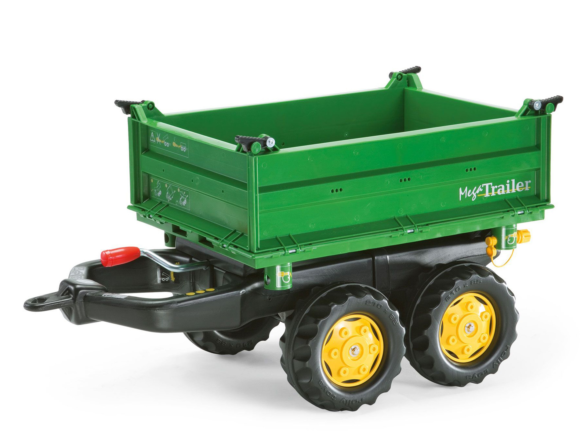 Remorque basculante ROLLY TOYS RollyMega Trailer vert