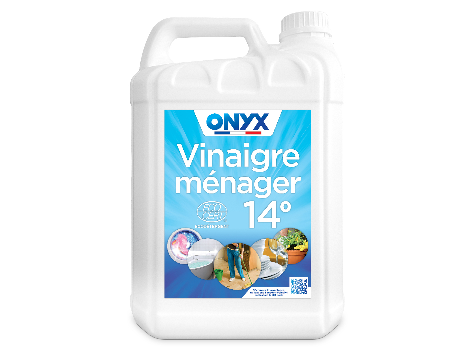 Vinaigre ménager 14° ONYX 5L