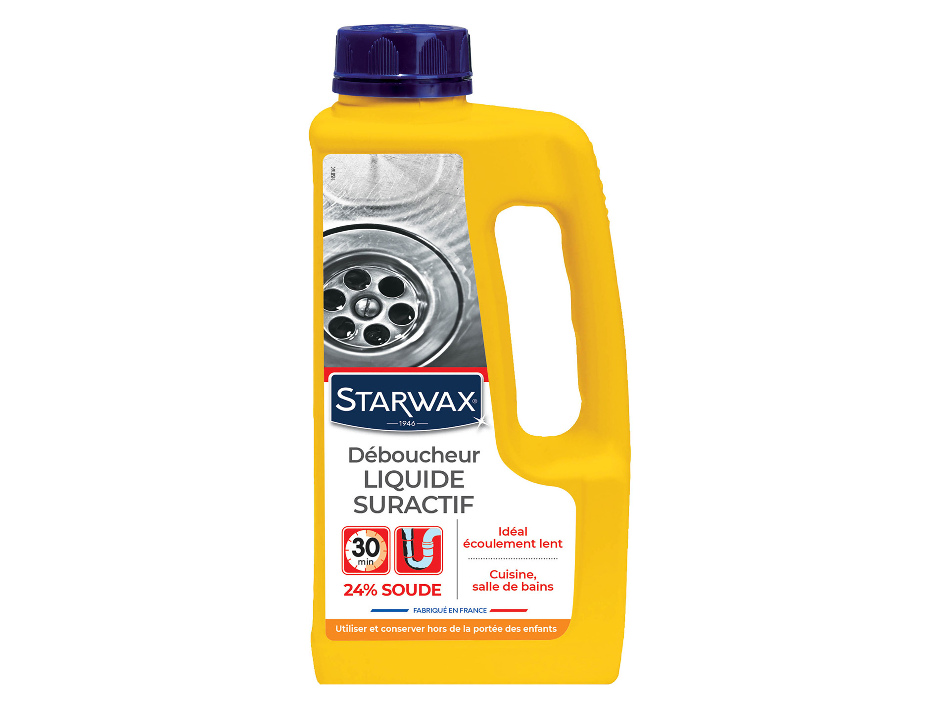 Déboucheur liquide à la soude STARWAX 1L