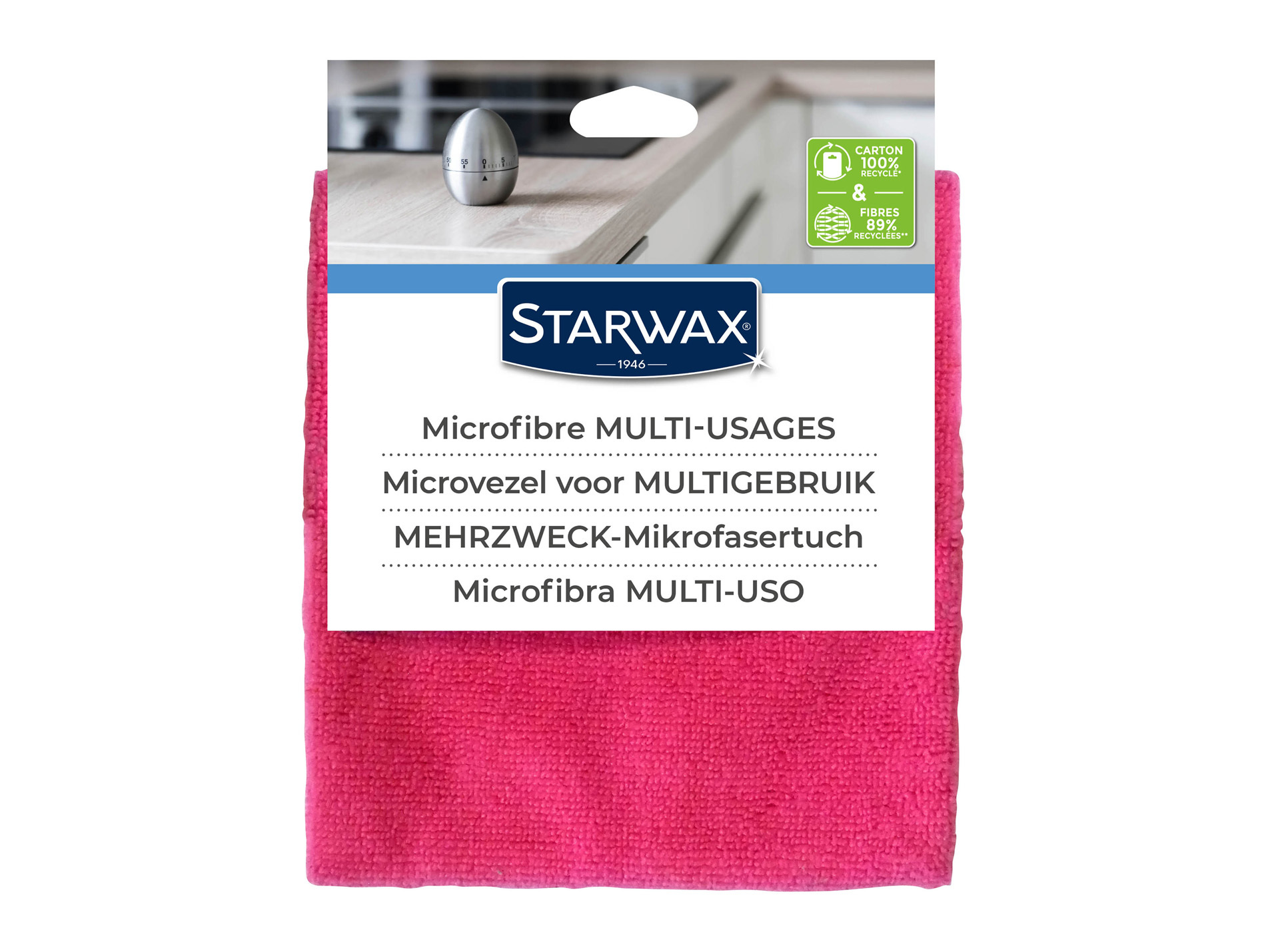 Lavette microfibre multi-usages STARWAX