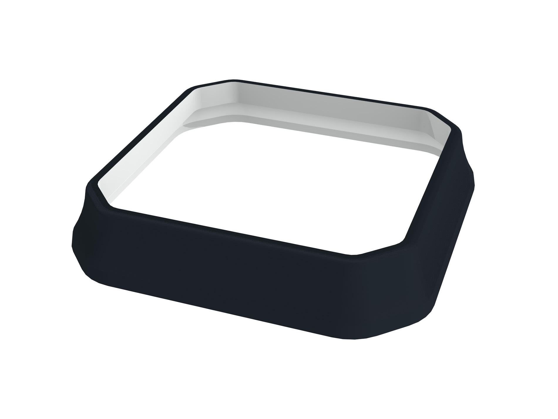 Embase de poteau ZENEO 9x9cm gris