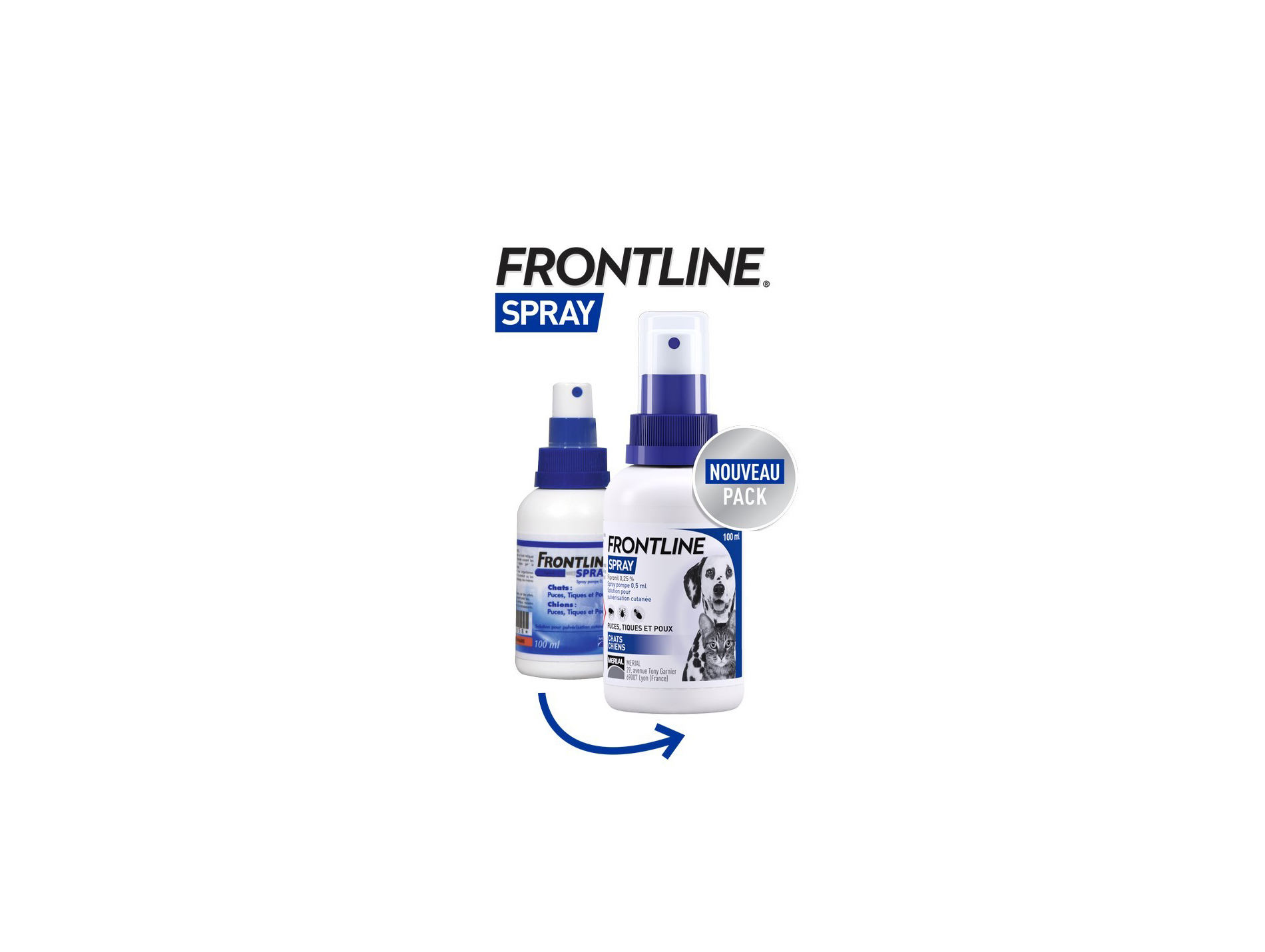 Spray Frontline antiparasitaire 100ml