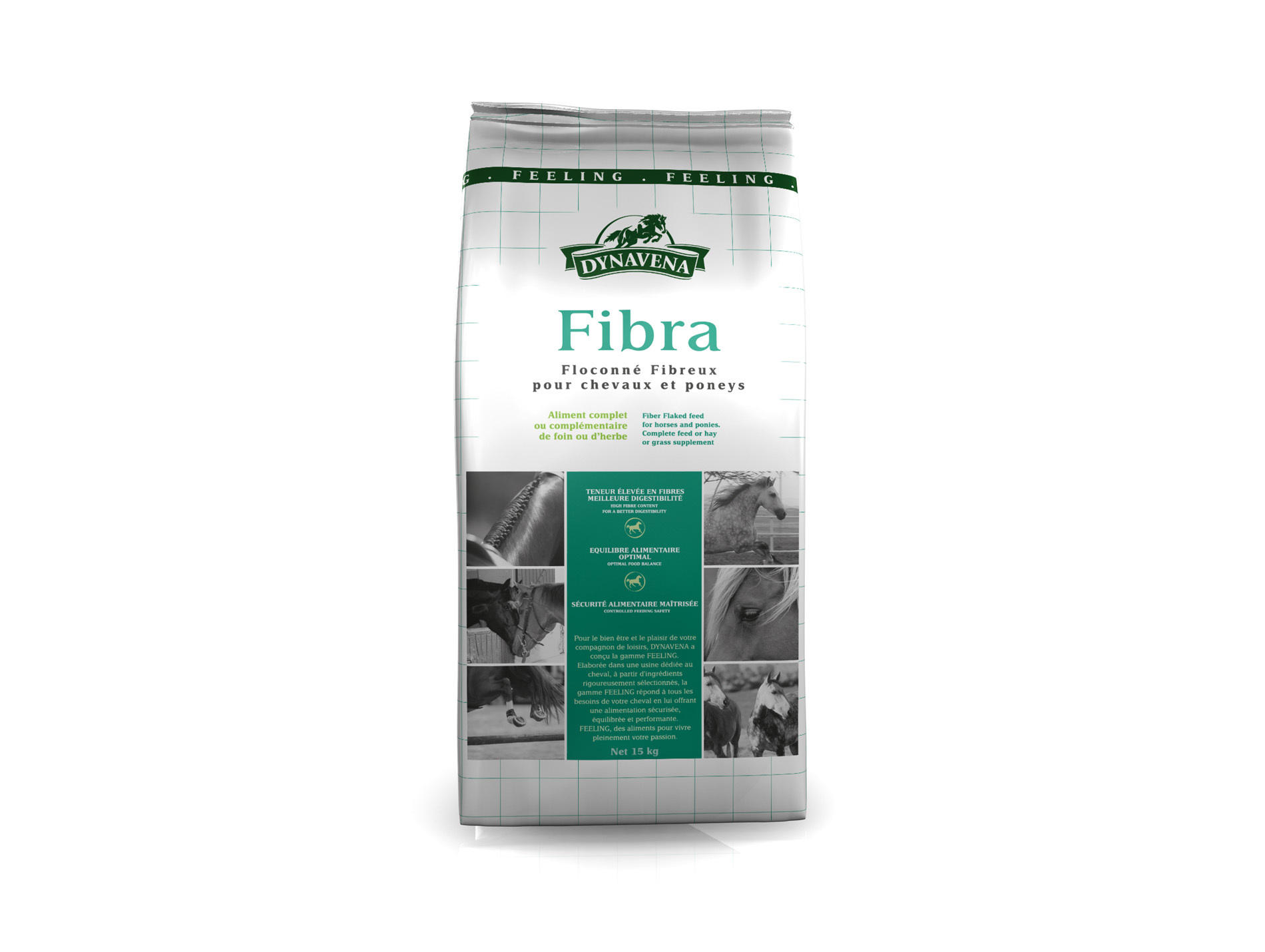 Aliment cheval DYNAVENA Fibra 15kg