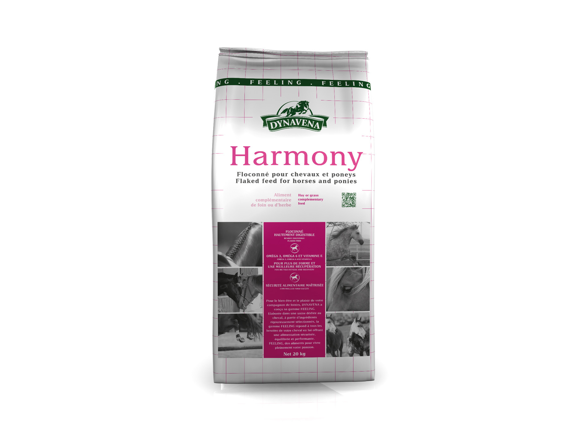 Aliment cheval DYNAVENA Harmony 20kg