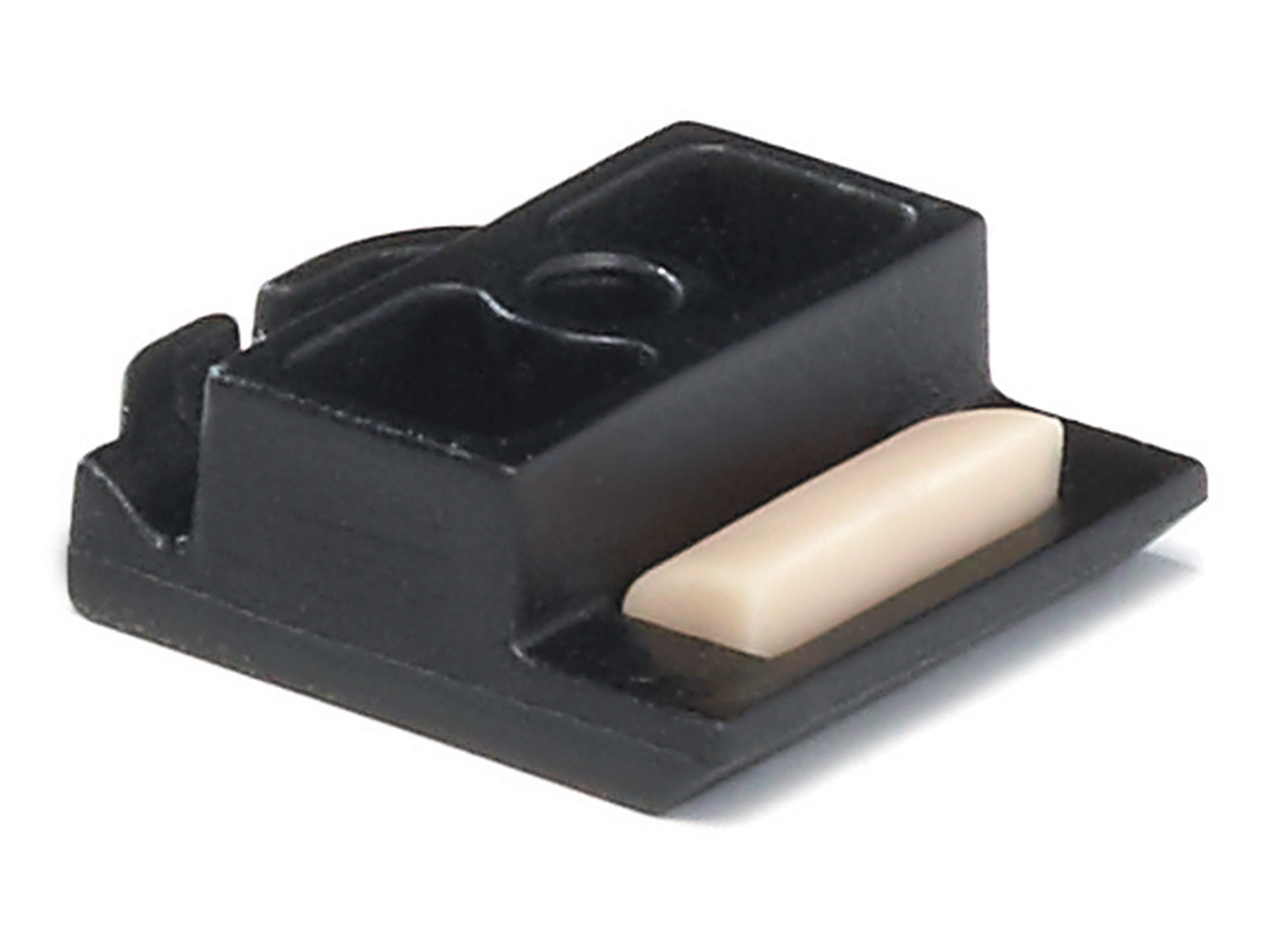 Clip de fixation Optima noir x50