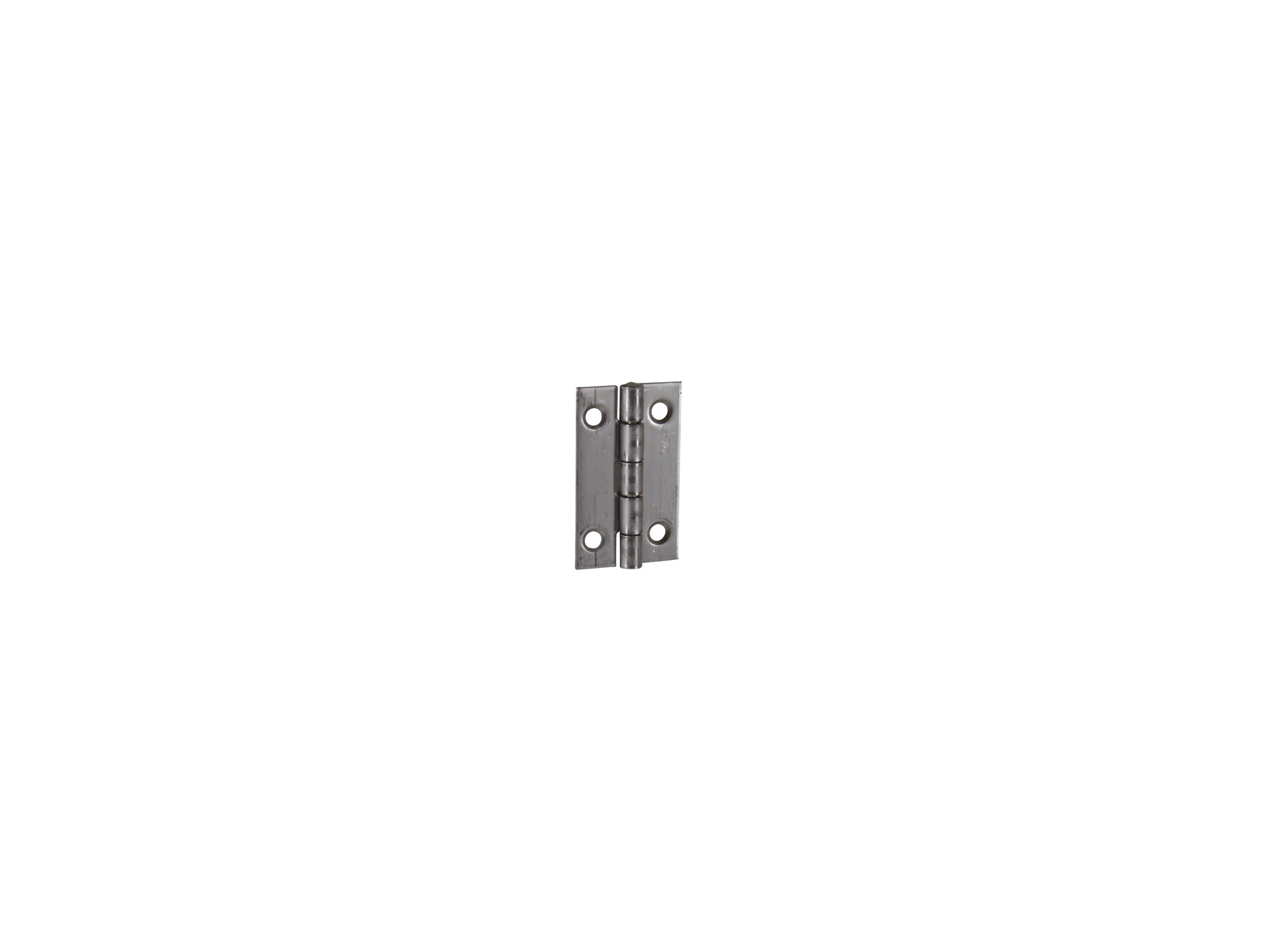 Charnière rectangulaire 40x25mm inox x2