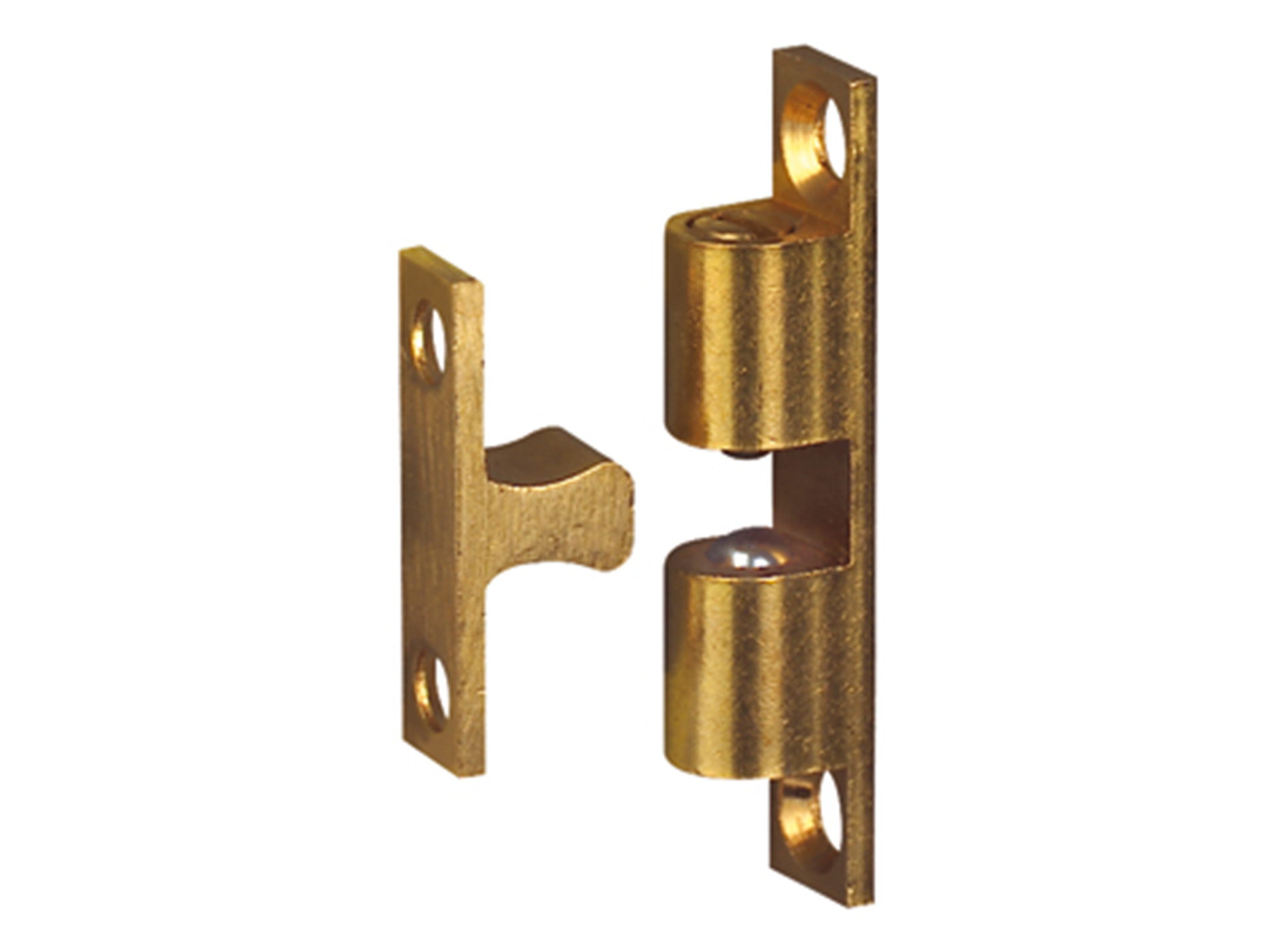 Loqueteau 2 billes 60x11x10mm laiton x2