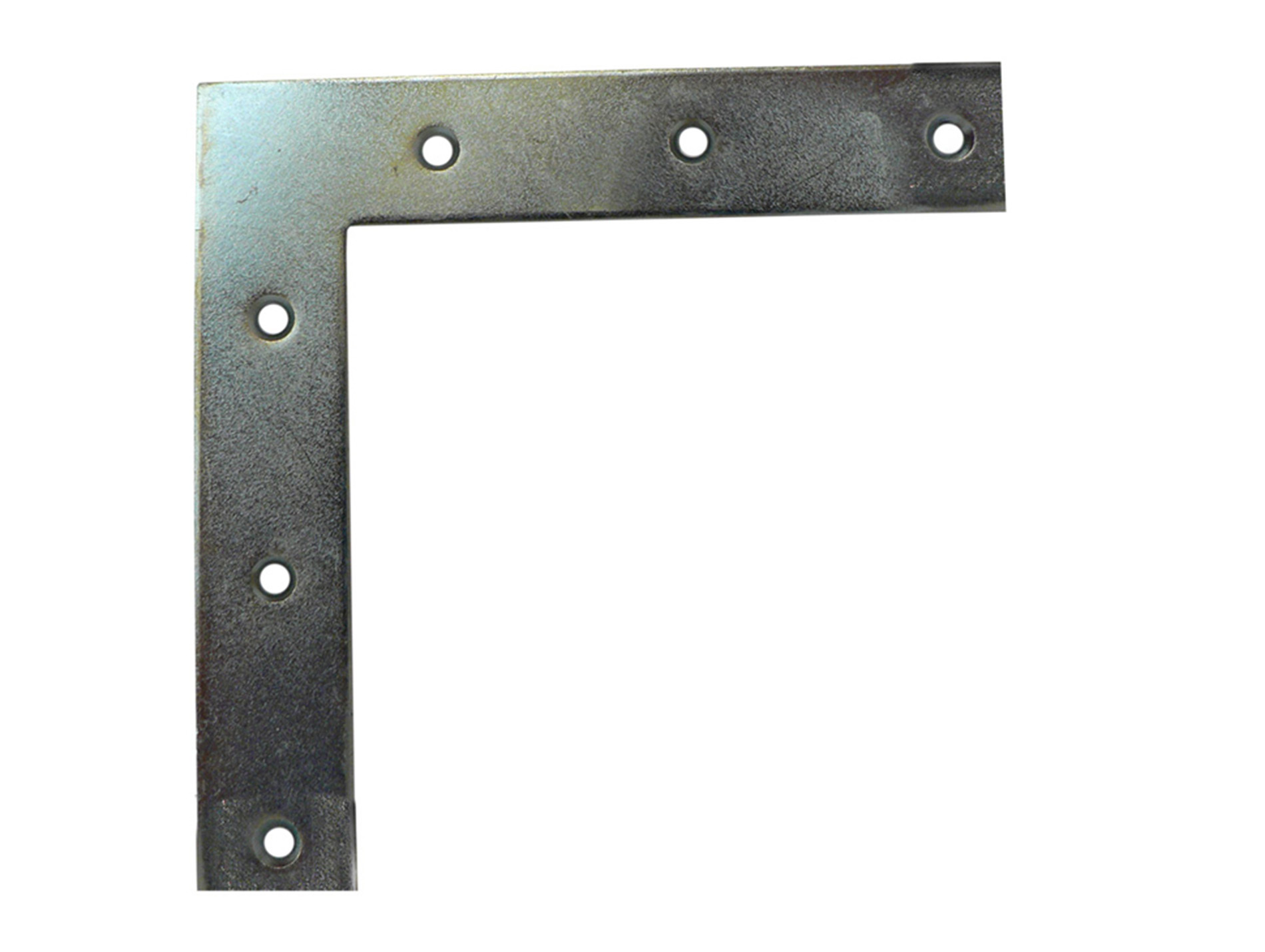 Équerre bouts ronds acier zingué 120x120x20mm
