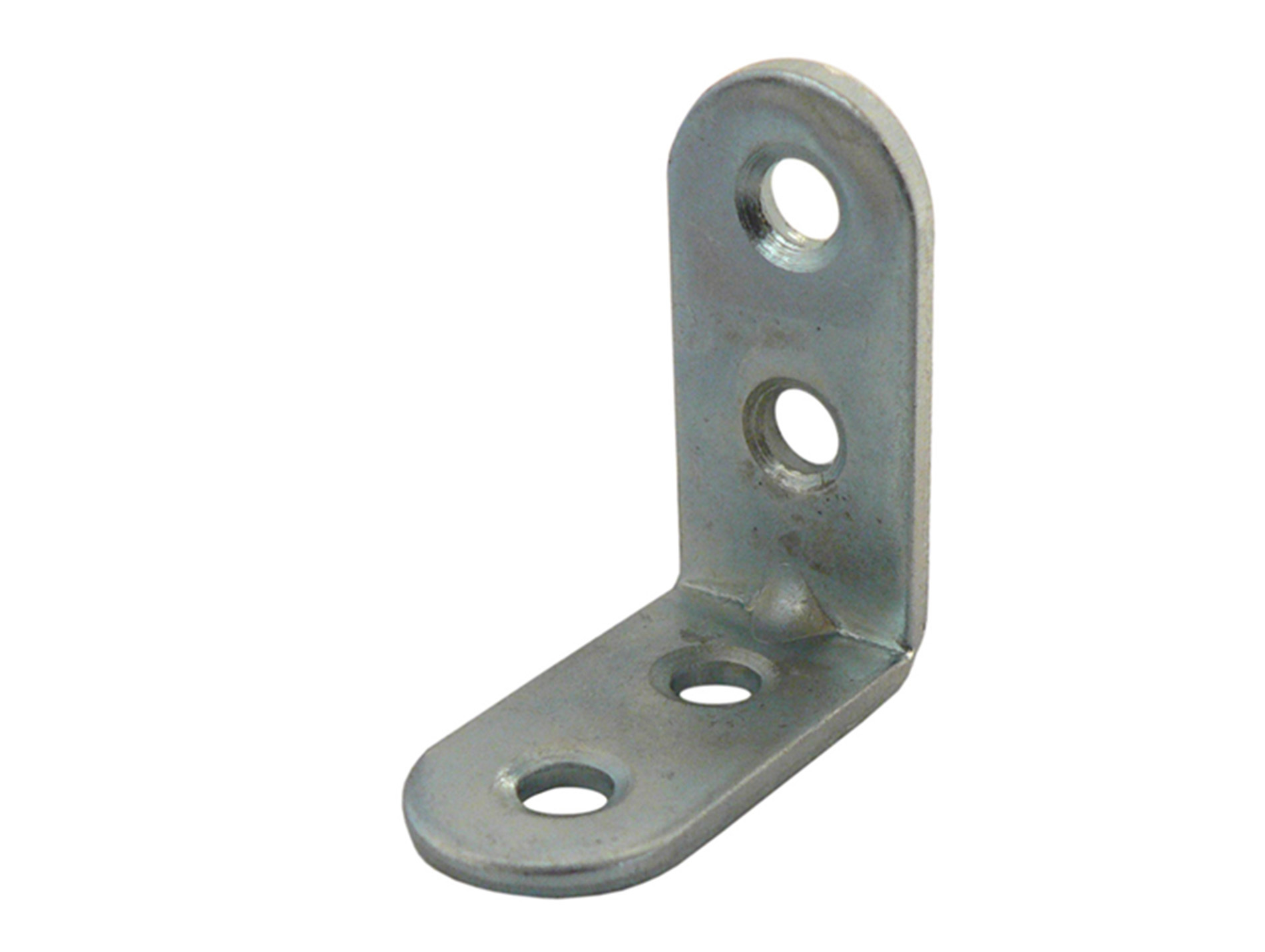 Équerre bouts ronds acier zingué 100x100x15mm