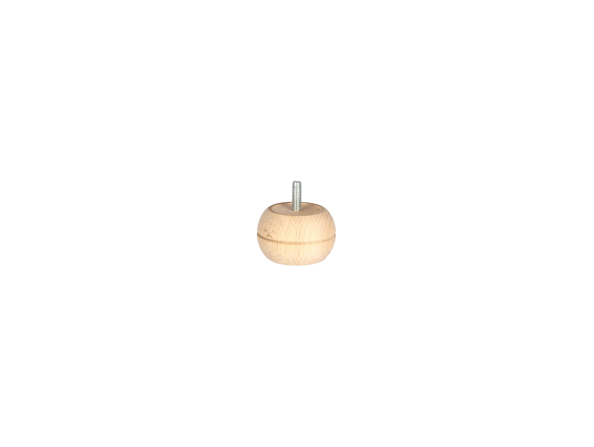 Pied de meuble en hêtre brut H60 D52