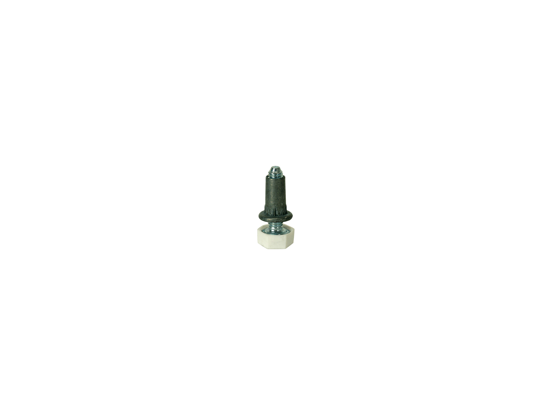 Vérin encastrable blanc M6x25mm x4