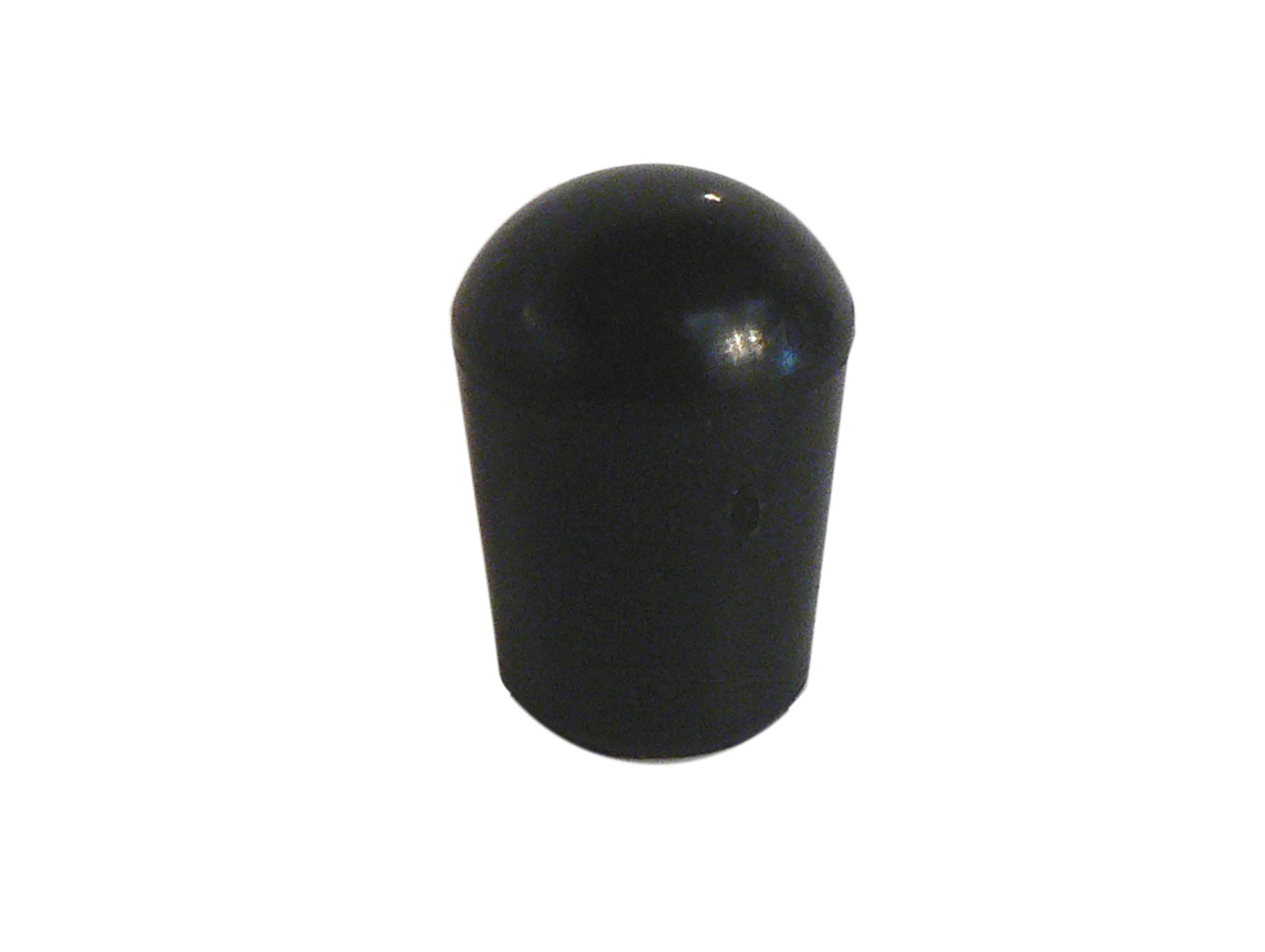 Embout rond enveloppant ø10mm plastique noir x8