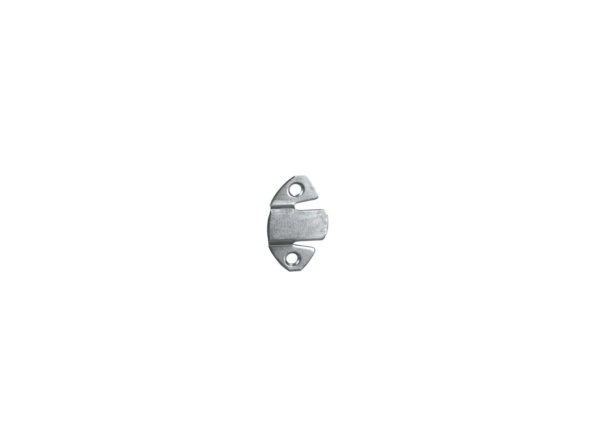 Ferrure de suspension réversible 42x26mm acier zingué x4