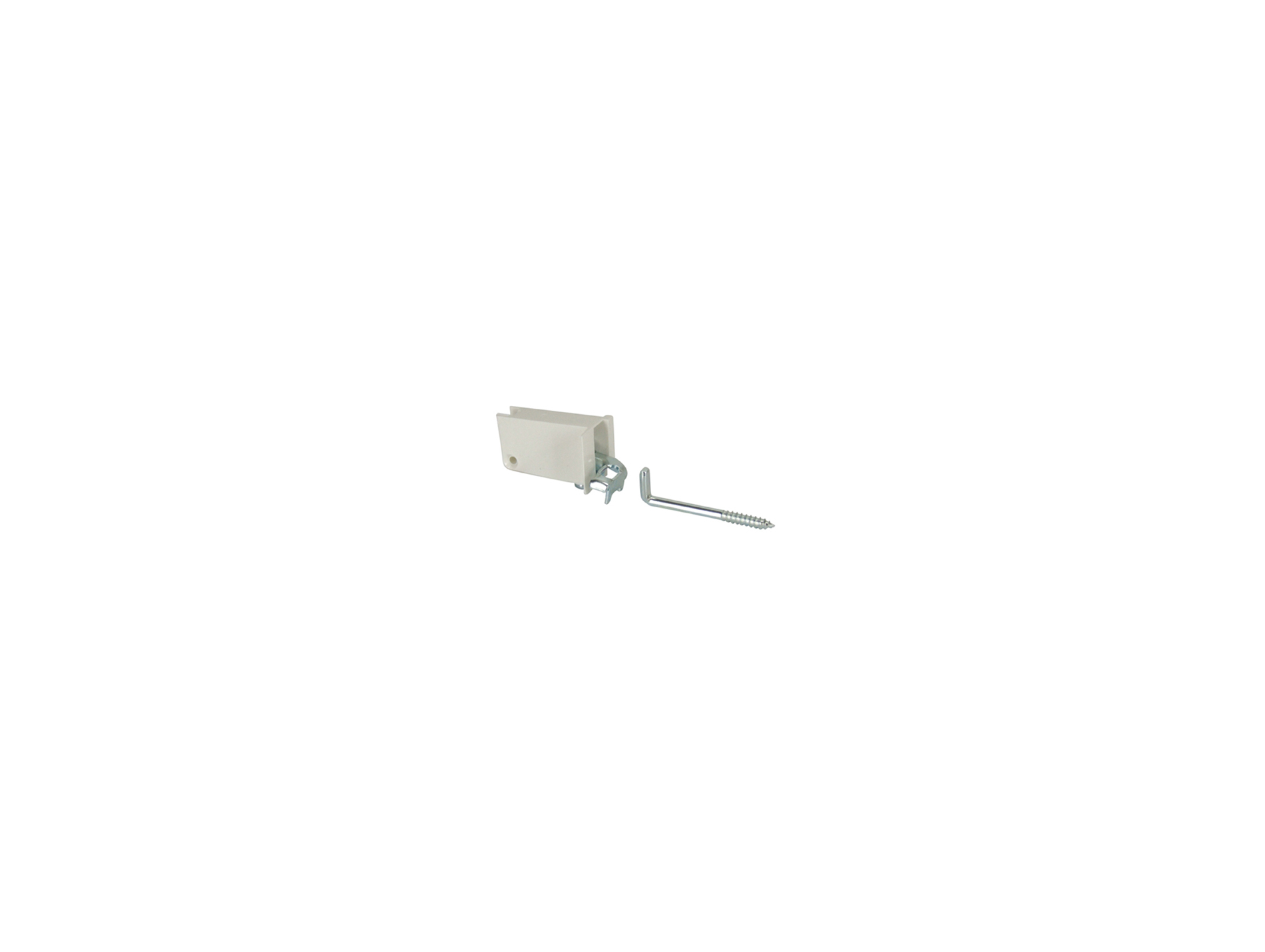 Kit attache suspension et piton acier zingué 50x40mm x2