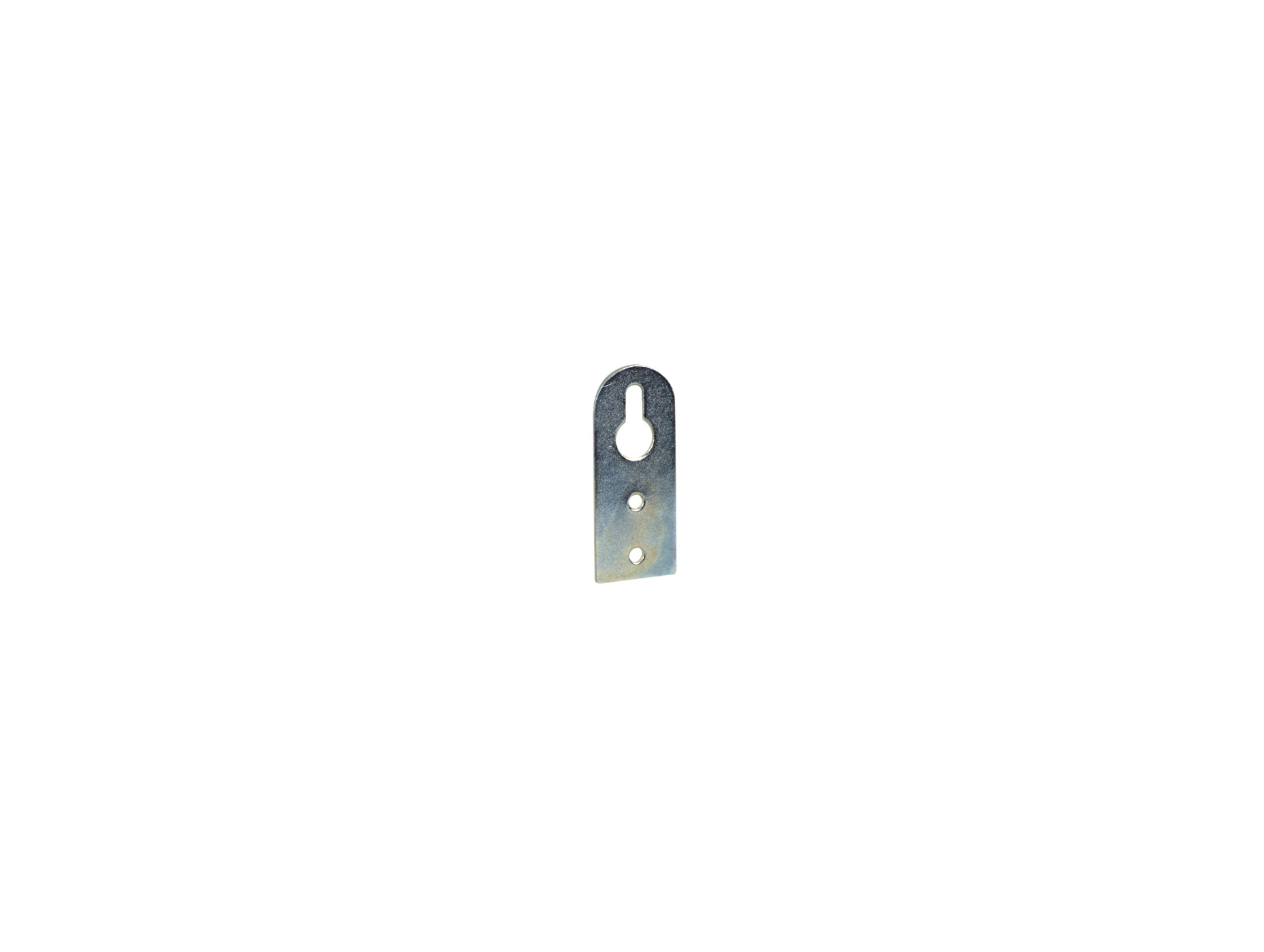 Attache élément à boutonnière acier zingué 50x20mm x2