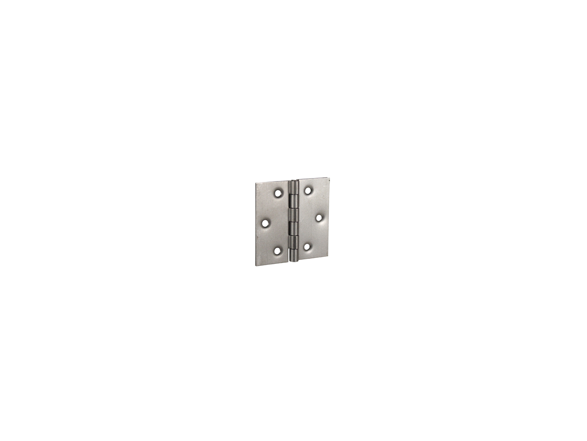 Charnière carrée renforcée 50x50mm acier zingué x2