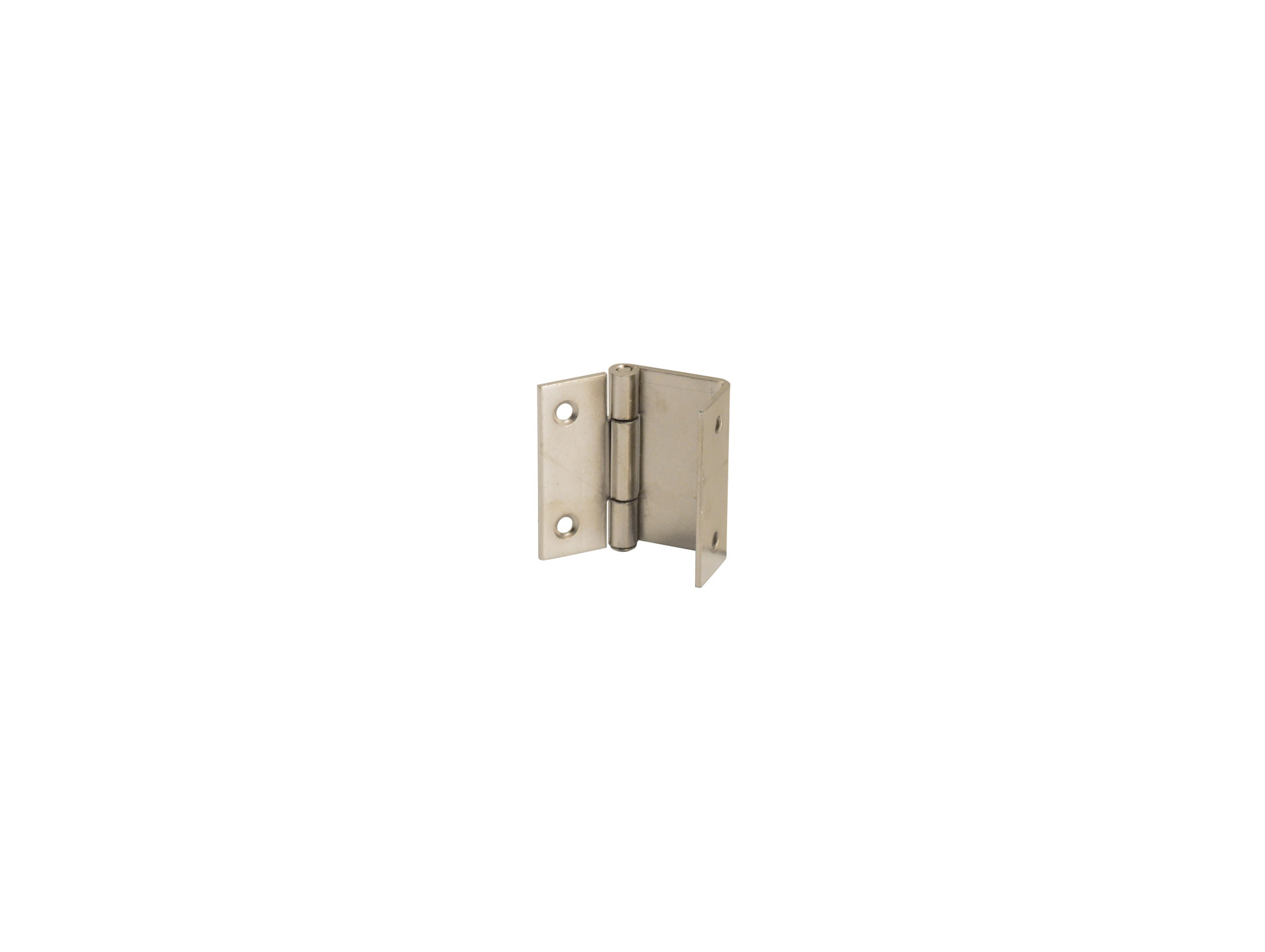 Charnière coudées 40x19mm acier nickelé x2
