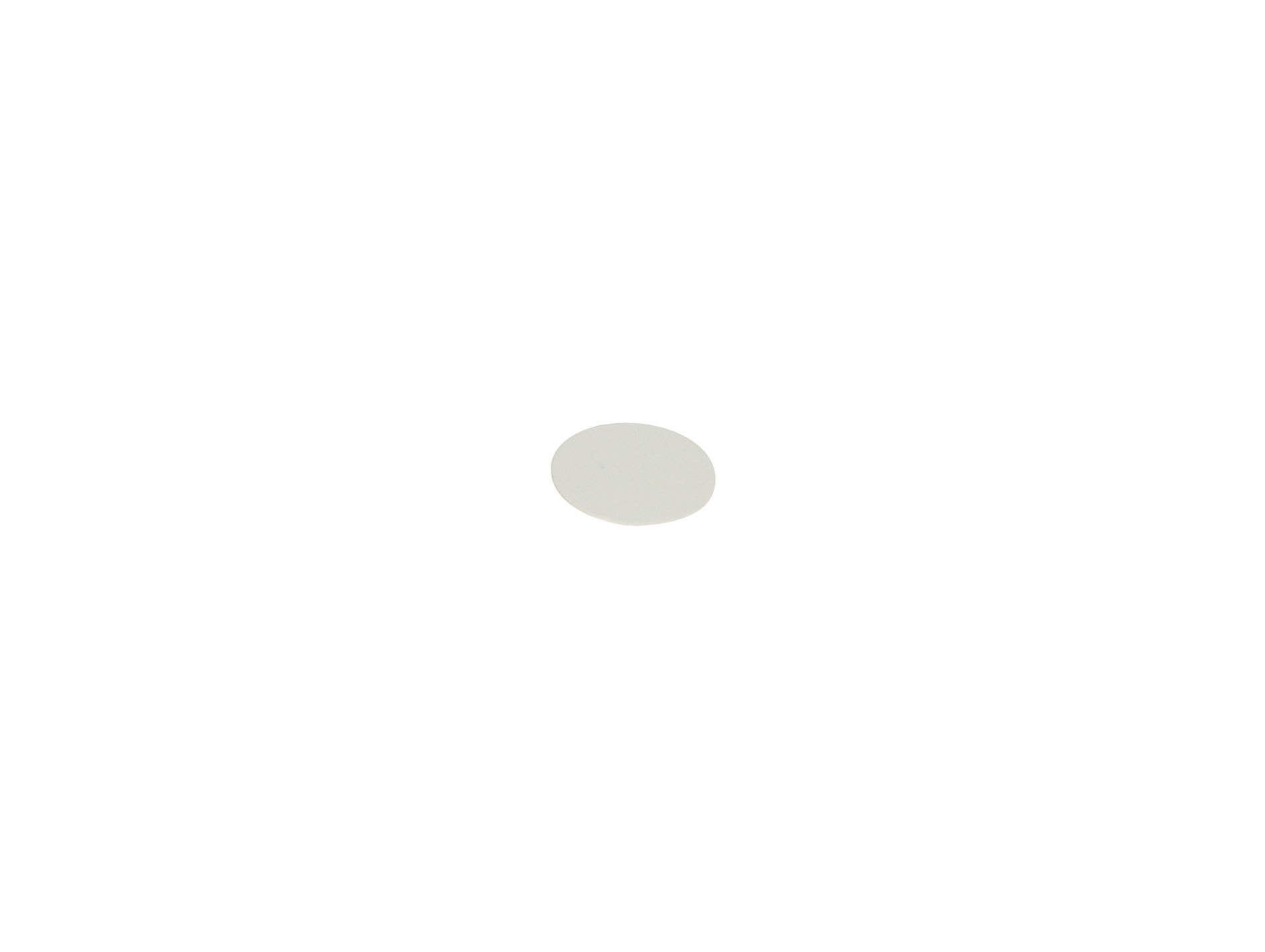 Cache vis adhésif Ø19 x9 Blanc